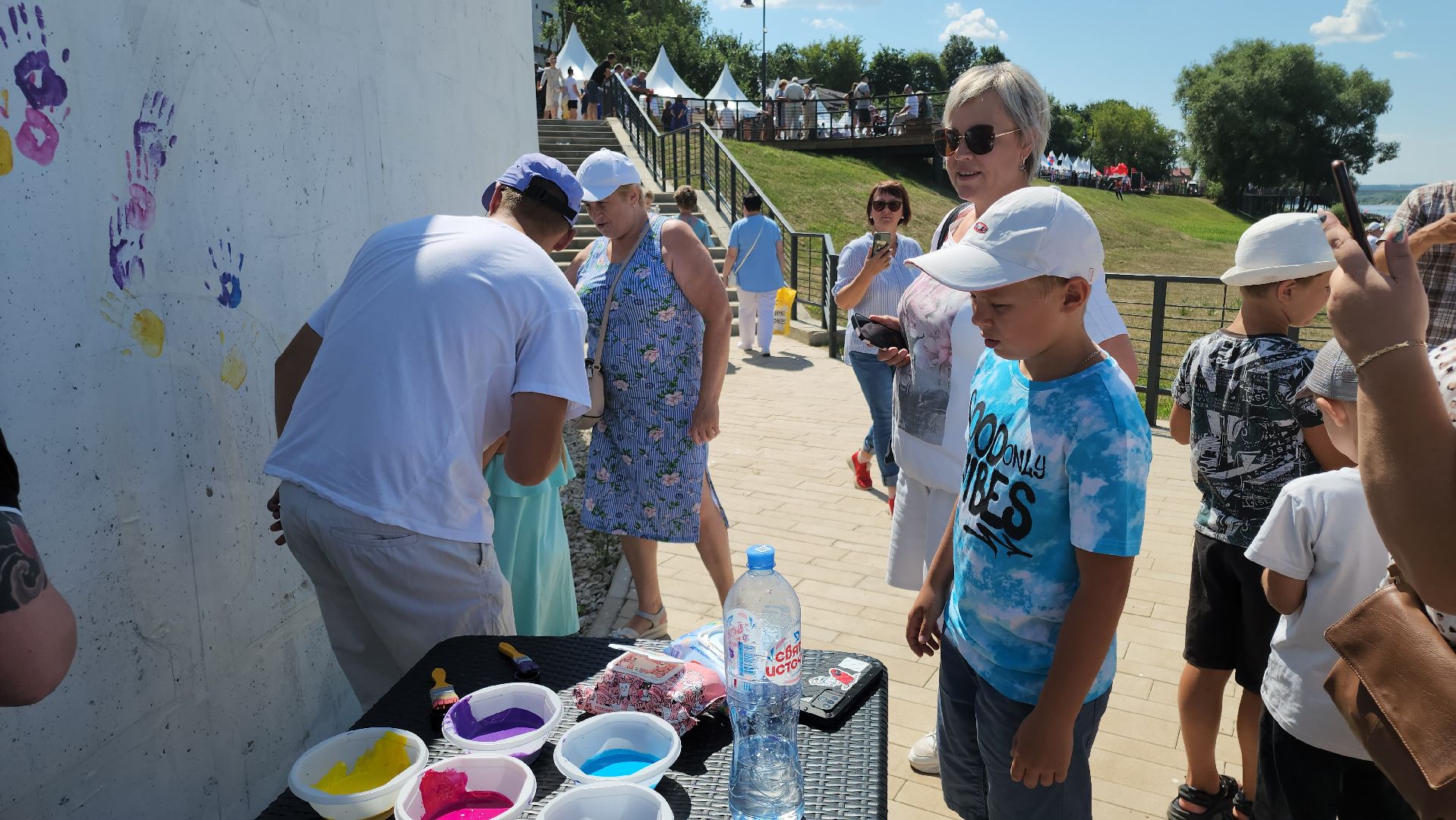 кашира, набережная оки, день города, граффити, акриловая краска, лак,