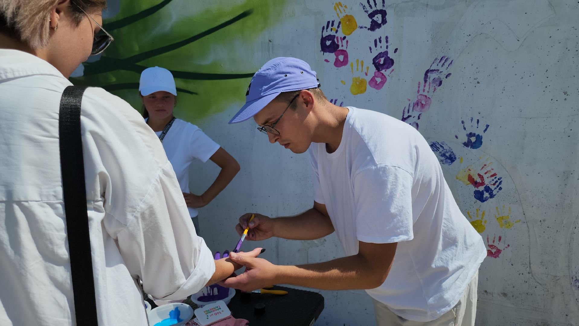 кашира, набережная оки, день города, граффити, акриловая краска, лак,