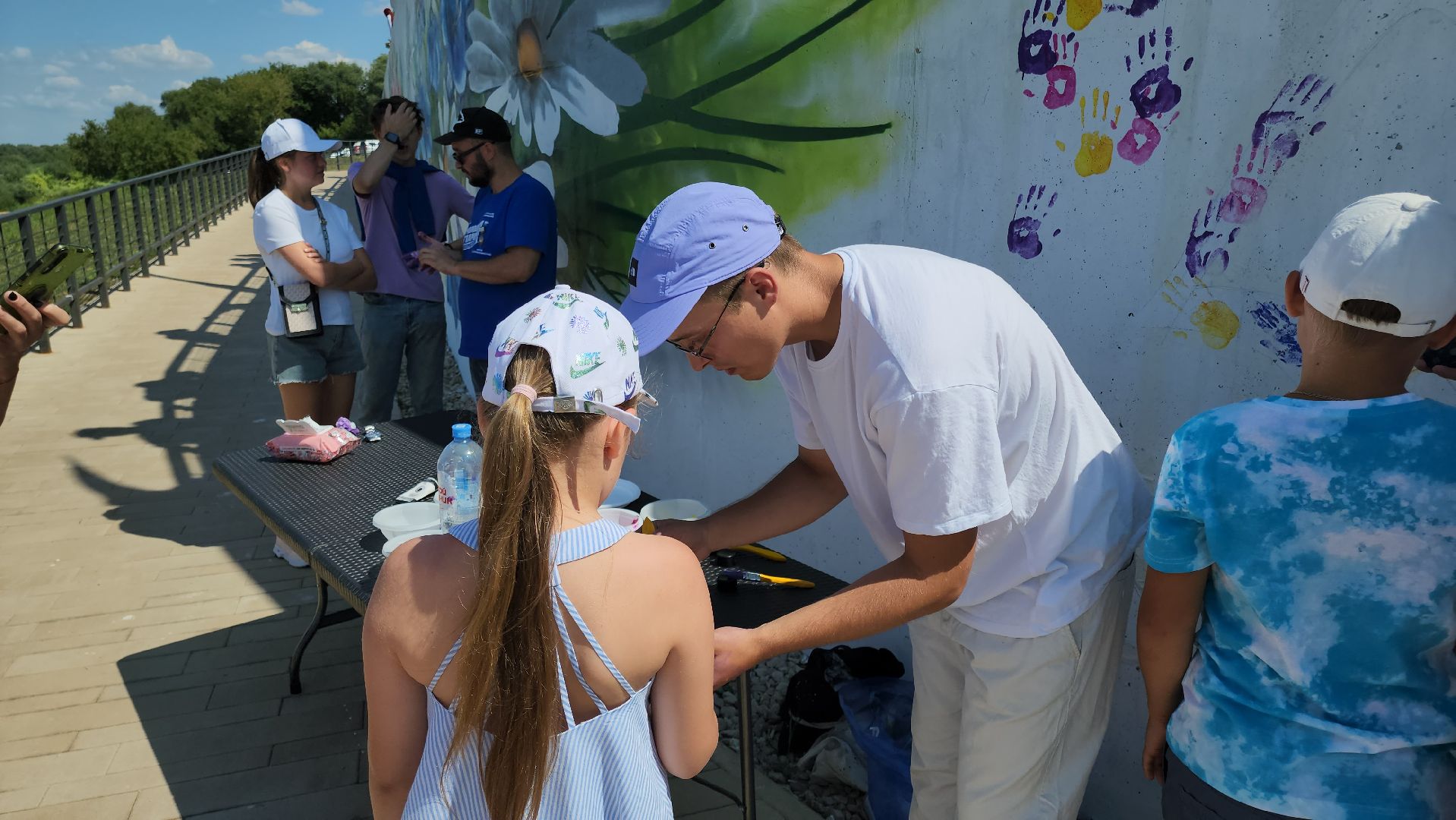 кашира, набережная оки, день города, граффити, акриловая краска, лак,