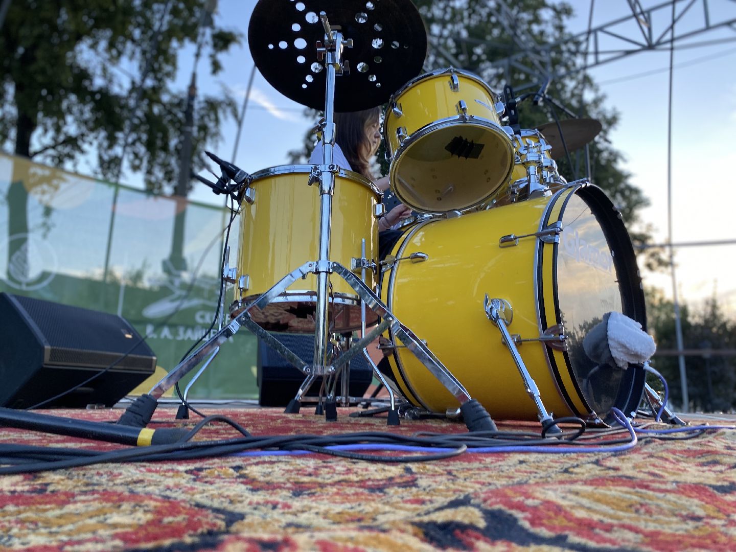 Коломна, Культура, город звуков, Сквер Зайцева, Концерт барабанщиков,