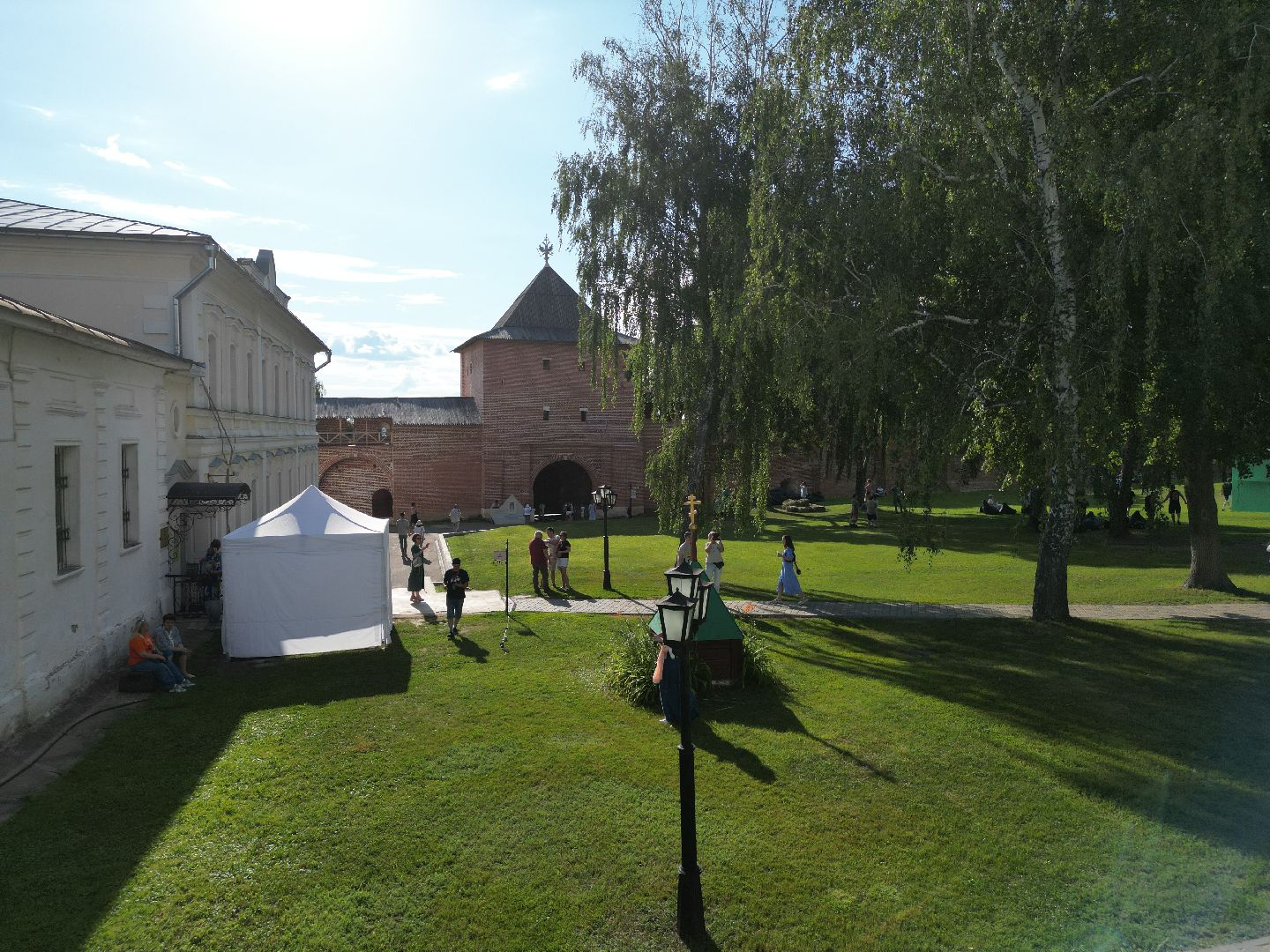 видео с коптера, зарайск, фестиваль,