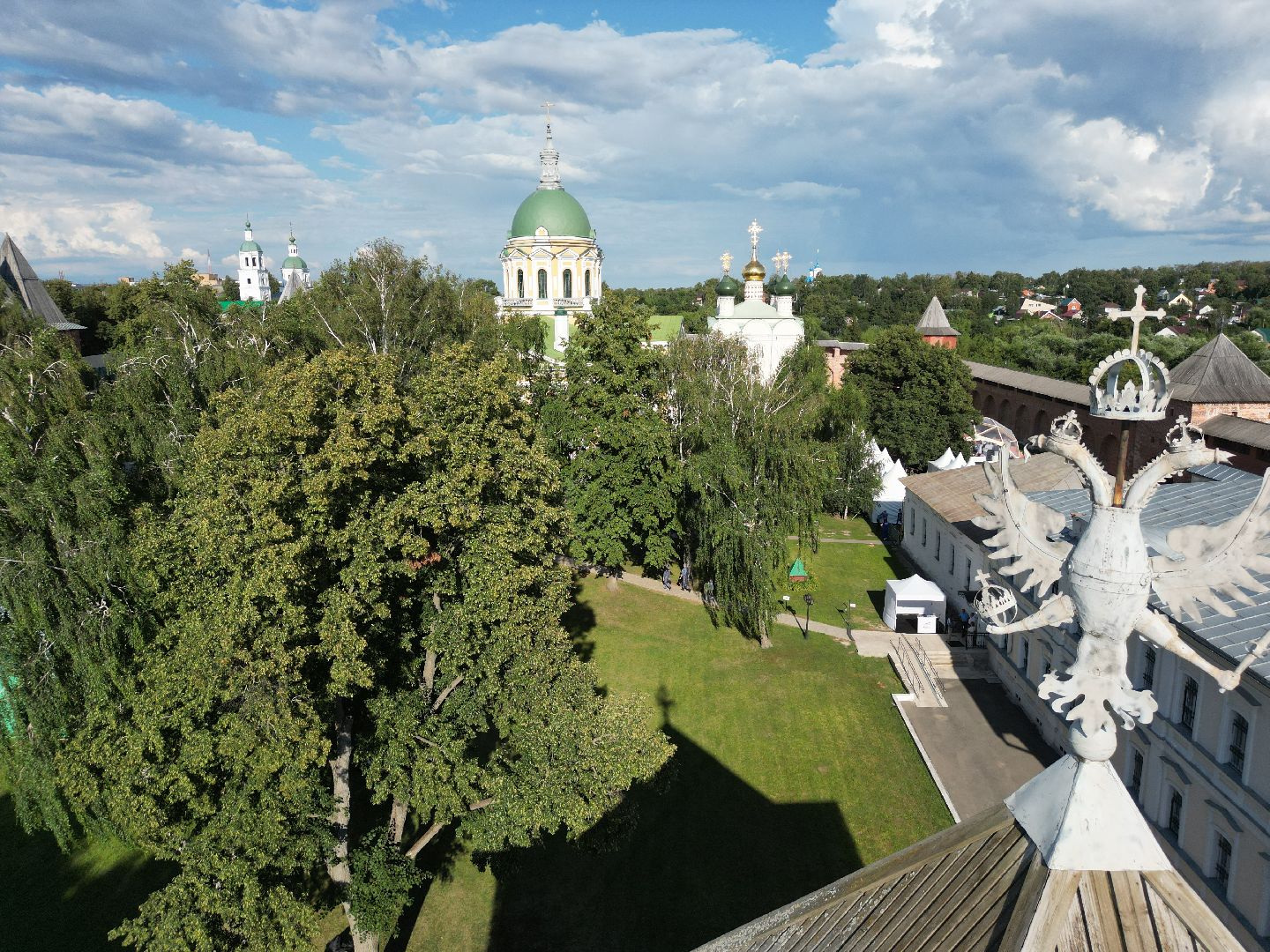 видео с коптера, зарайск, фестиваль,