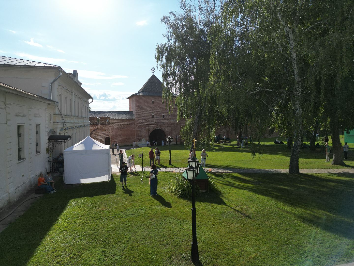 видео с коптера, зарайск, фестиваль,