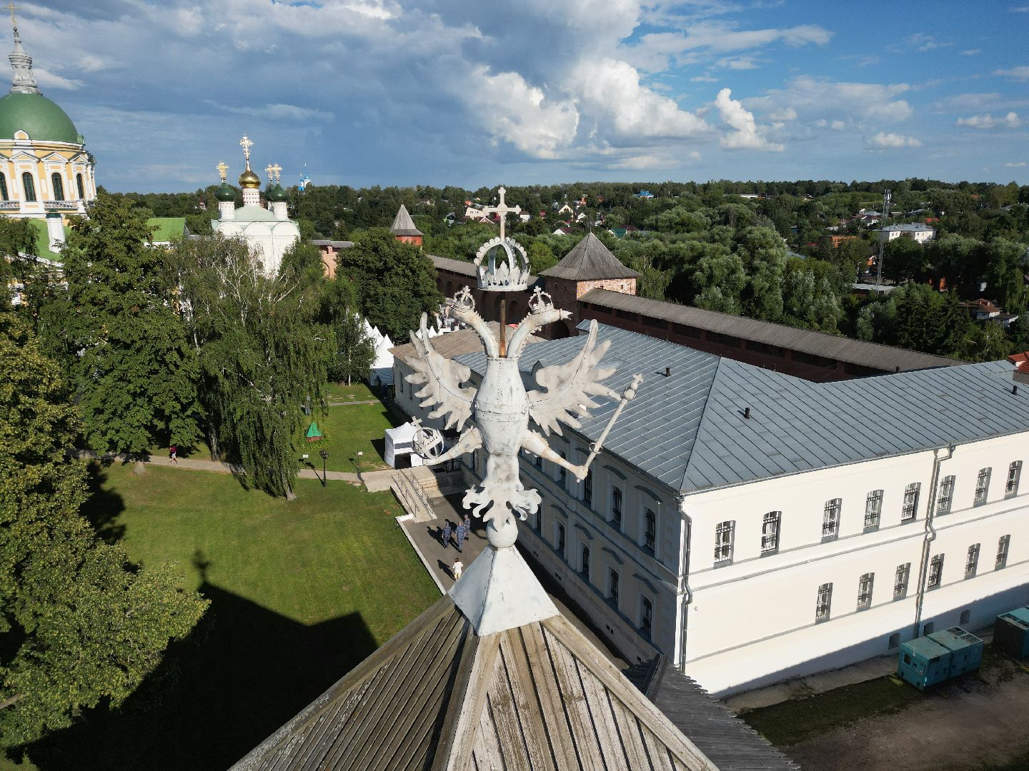 видео с коптера, зарайск, фестиваль,