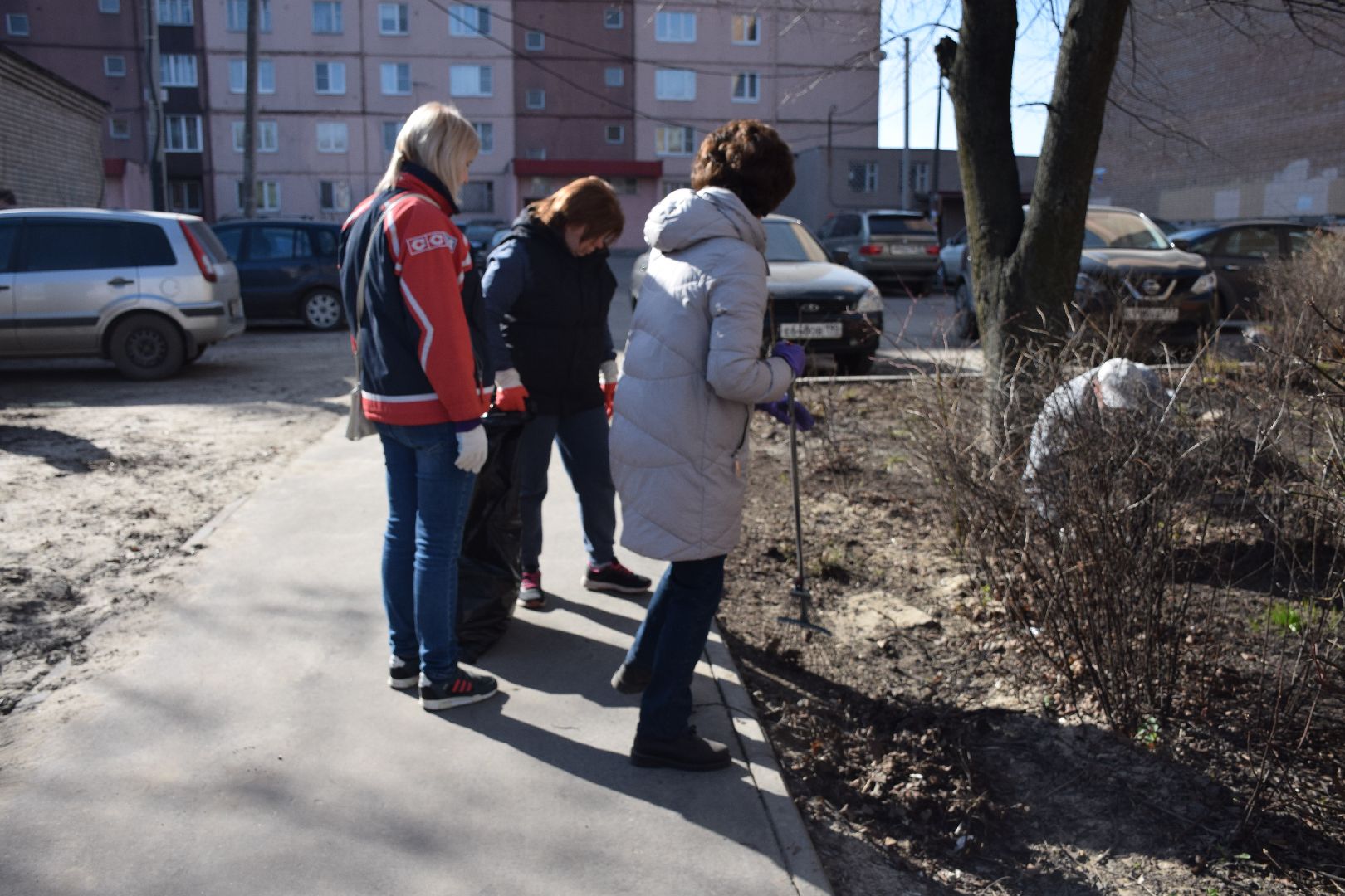 Павловский Посад, городской округ Павловский Посад, благоустройство, апрель, субботник
