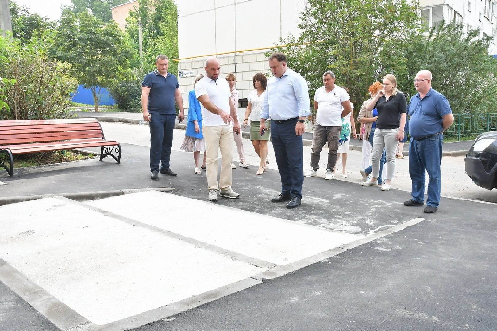 встреча с жителями власиха, микрорайон Маршала Жукова Власиха, благоустройство 2024, комплексное благоустройство, Комфортная городская среда,