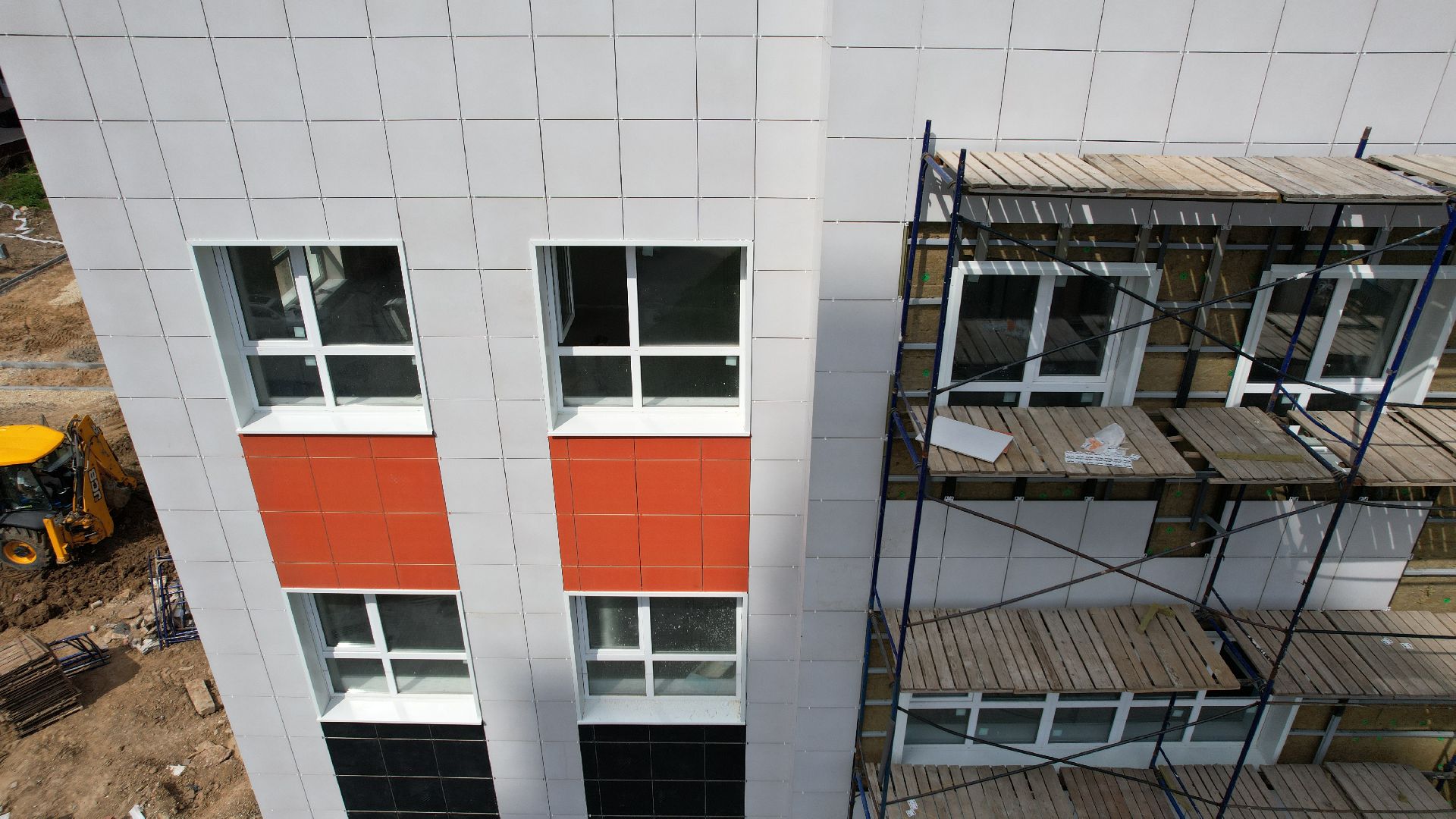 видео с коптера, лобня, детский сад,