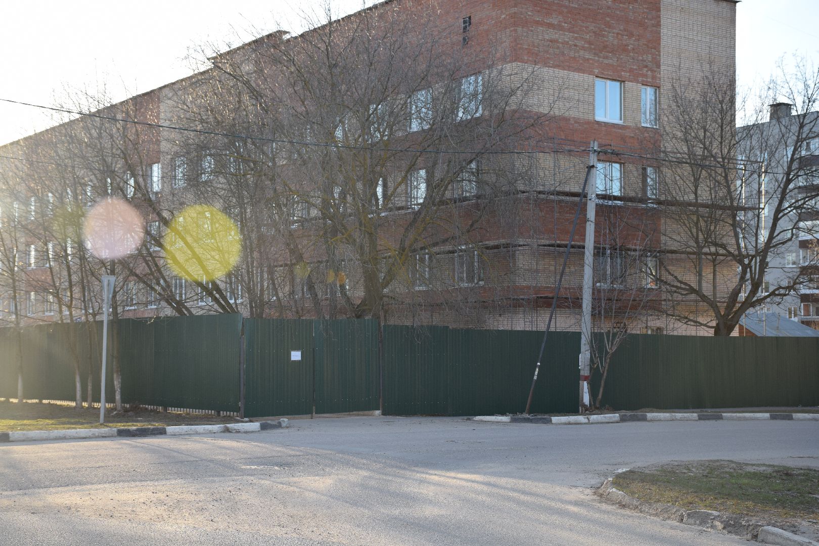 Павловский Посад, городской округ Павловский Посад, ремонт, поликлиника, забор