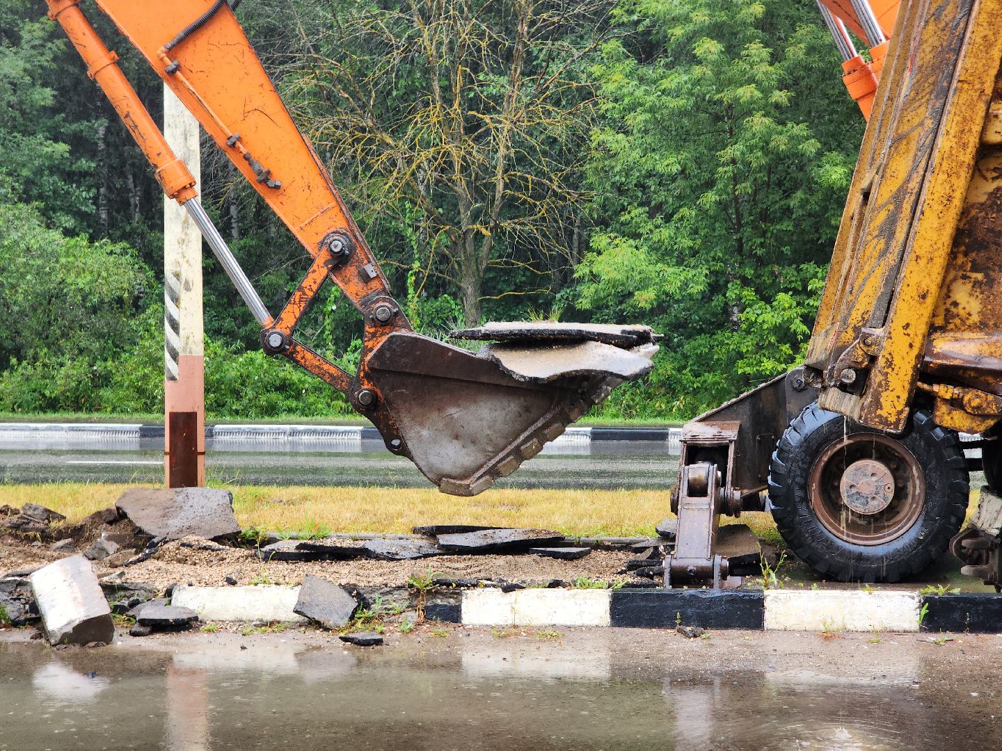 Дубна, Тротуар, Ремонт дорог,