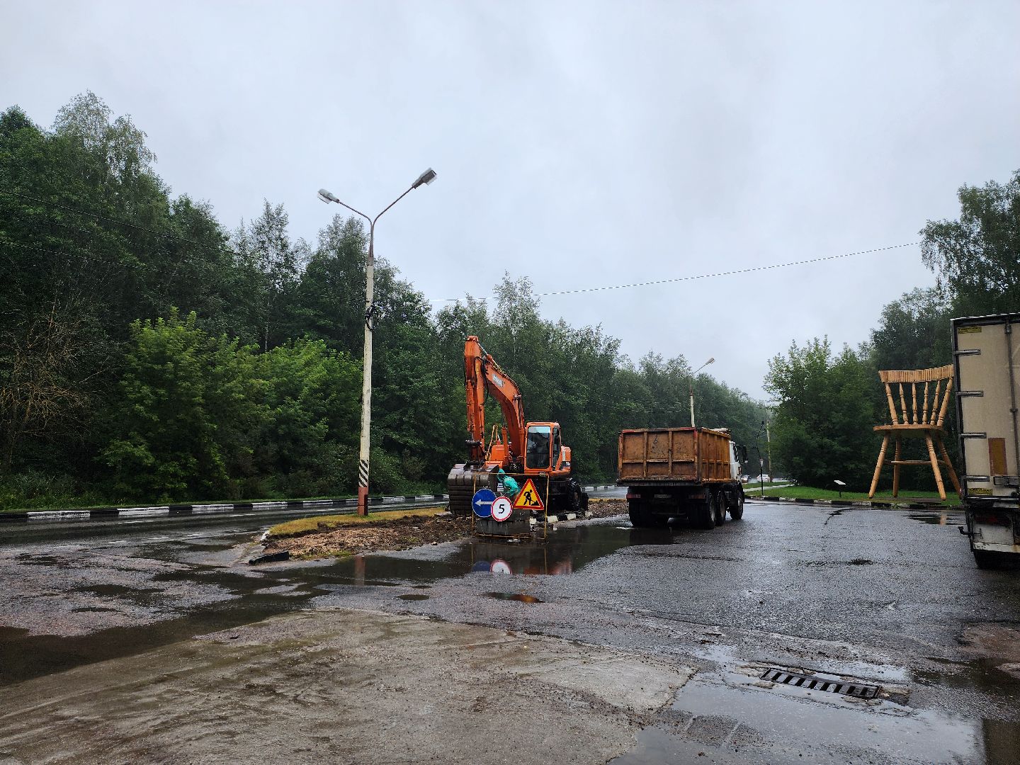 Дубна, Тротуар, Ремонт дорог,