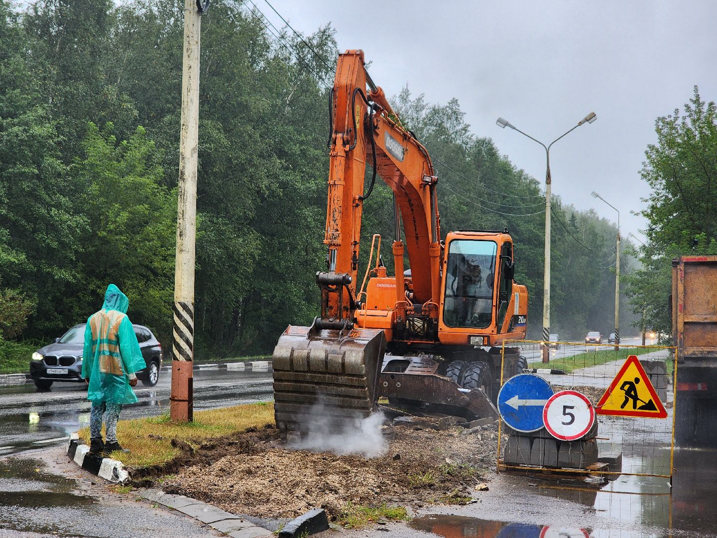 Дубна, Тротуар, Ремонт дорог,