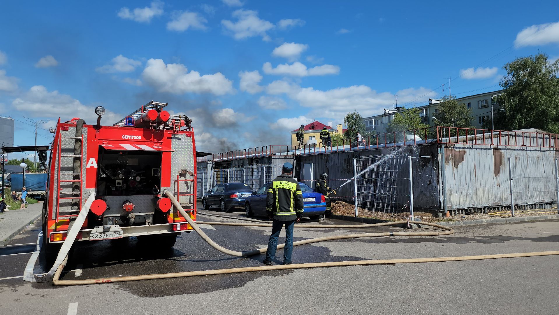 серпухов, пожар, мчс,