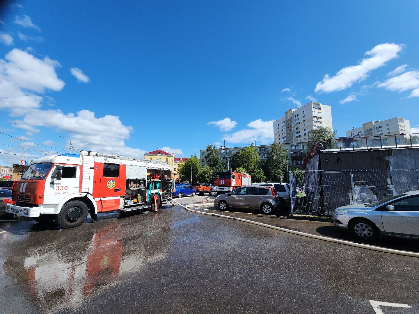 серпухов, пожар, мчс,