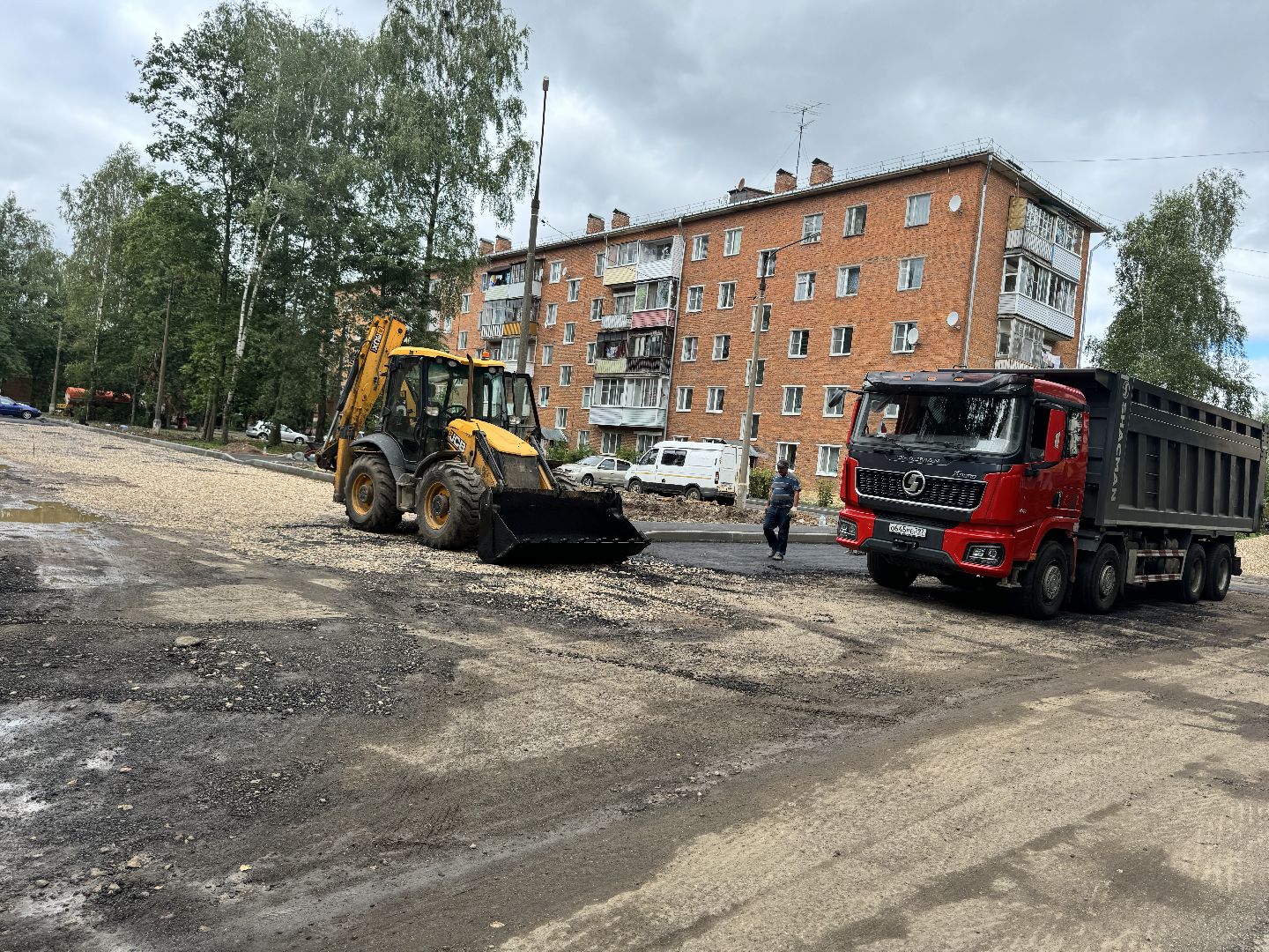 шаховская, укладка асфальта, благоуйстройство, благоустройство 2024,