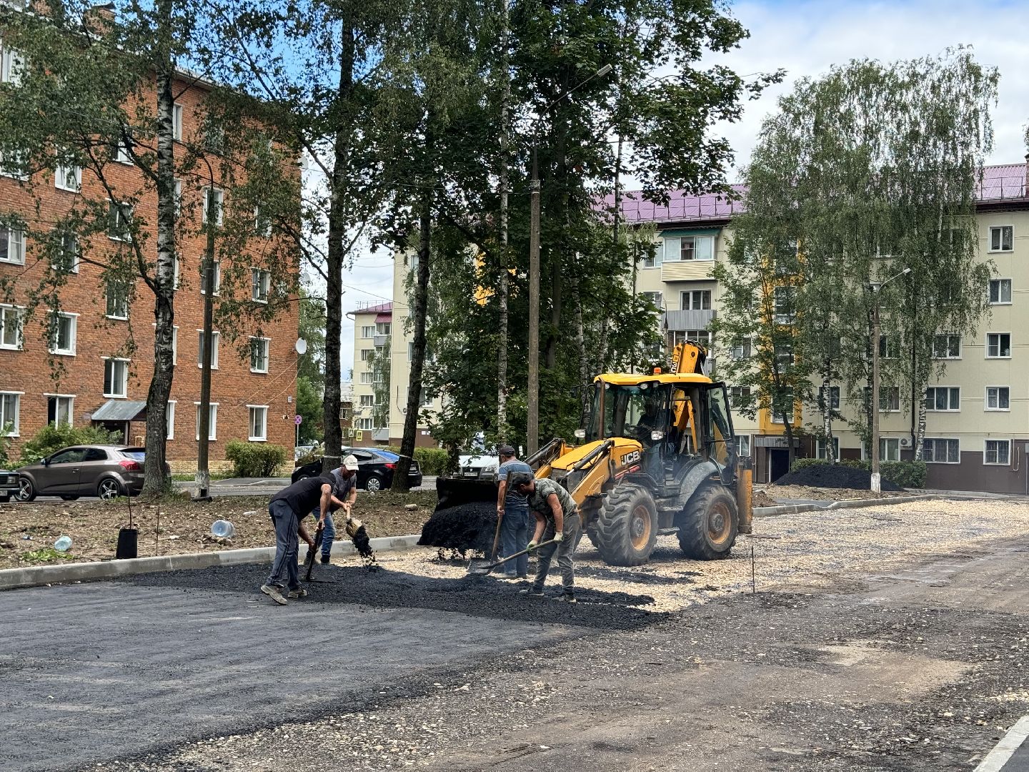 шаховская, укладка асфальта, благоуйстройство, благоустройство 2024,