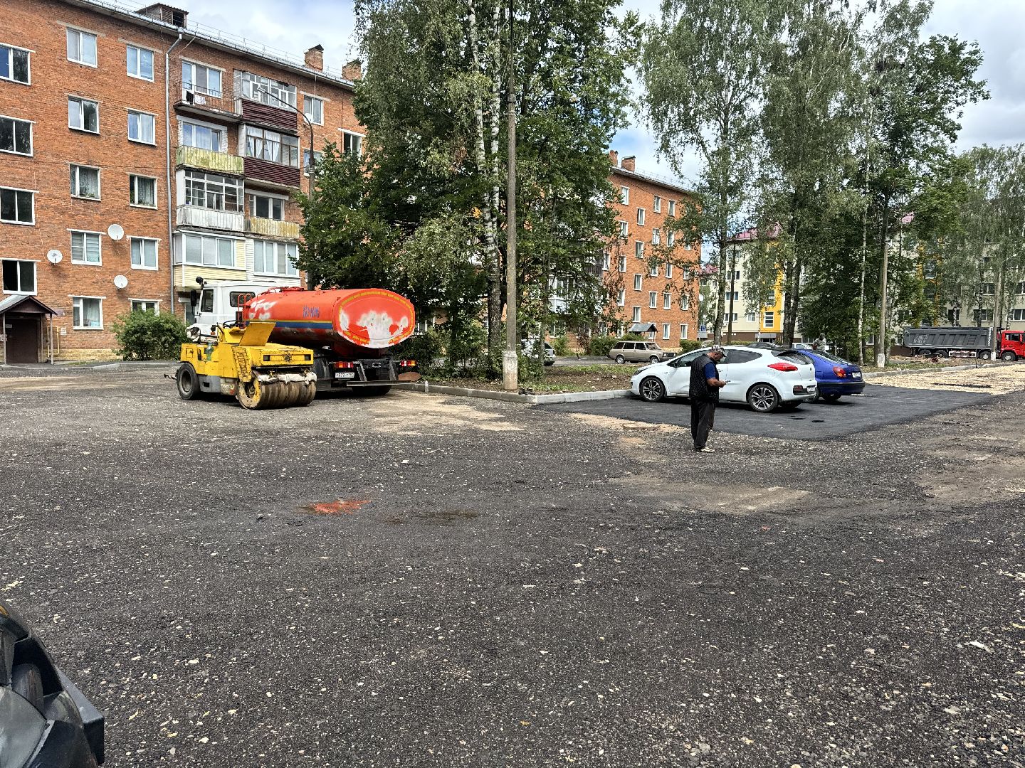 шаховская, укладка асфальта, благоуйстройство, благоустройство 2024,