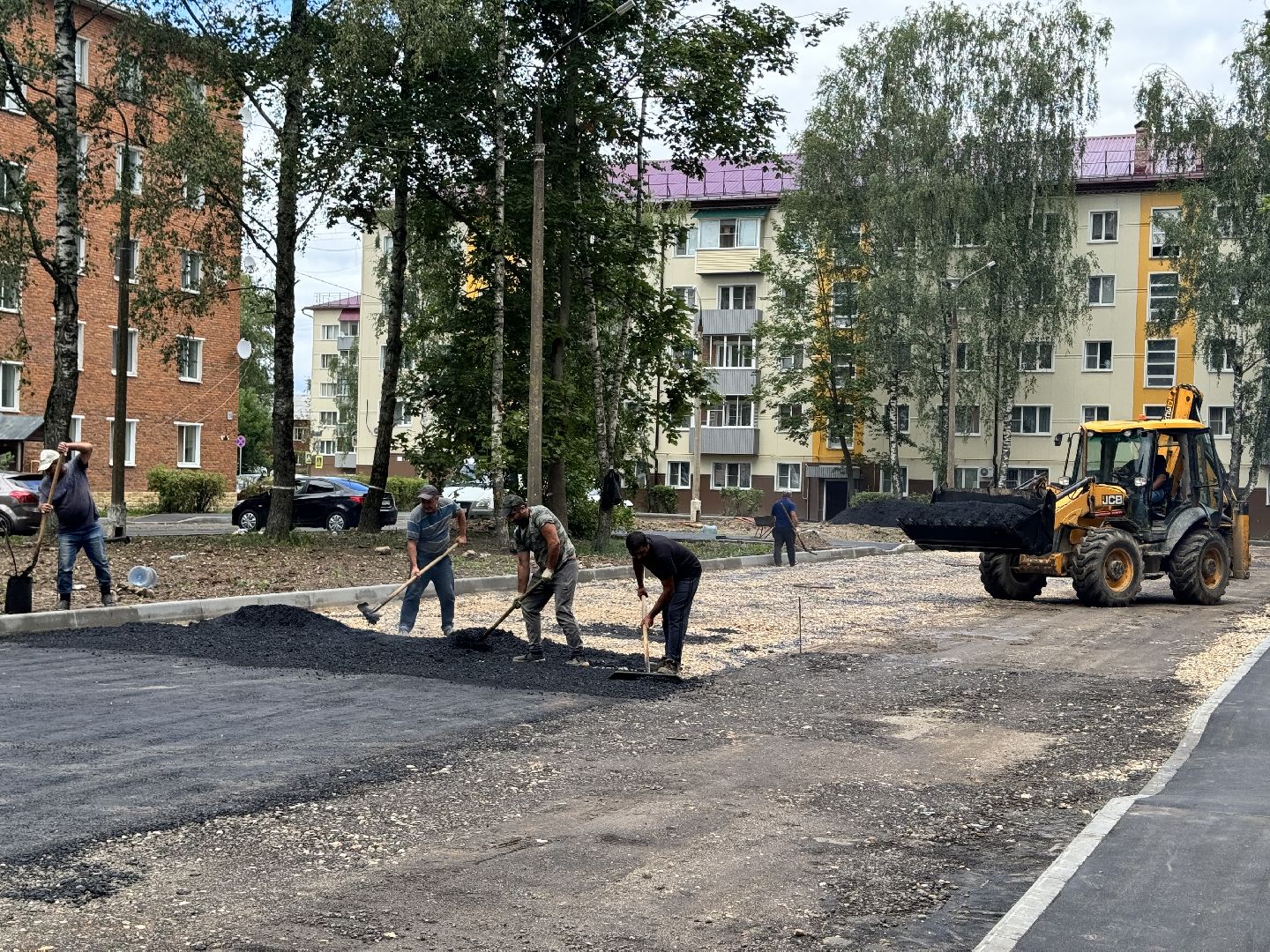 шаховская, укладка асфальта, благоуйстройство, благоустройство 2024,