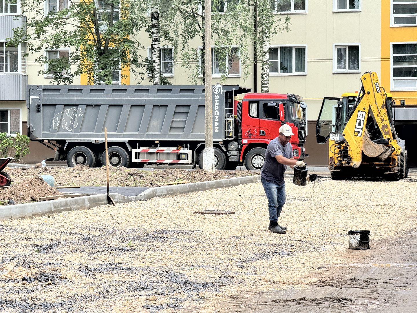 шаховская, укладка асфальта, благоуйстройство, благоустройство 2024,