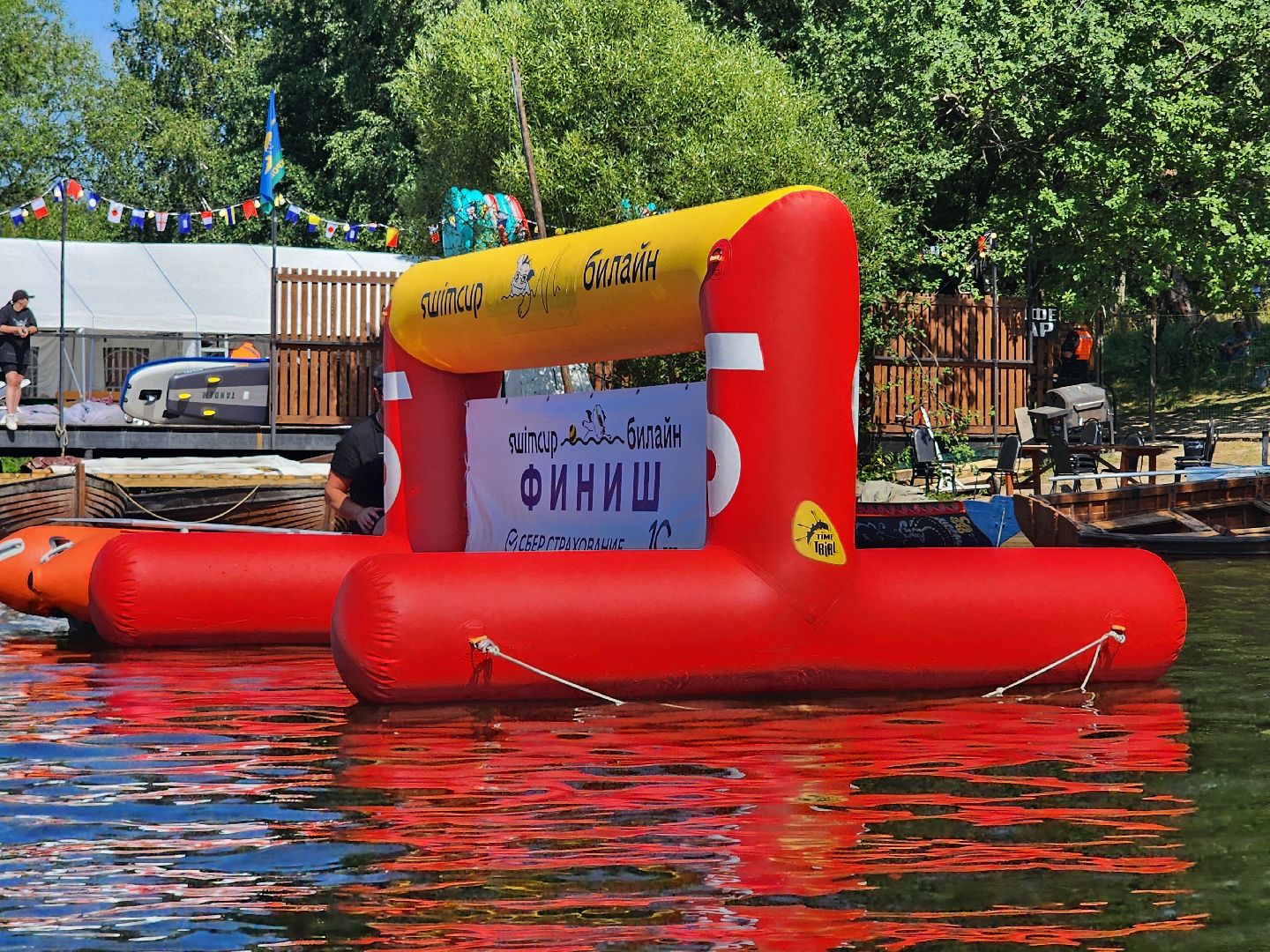 соревнования по плаванию, клязьменское водохранилище, мытищи, спорт,