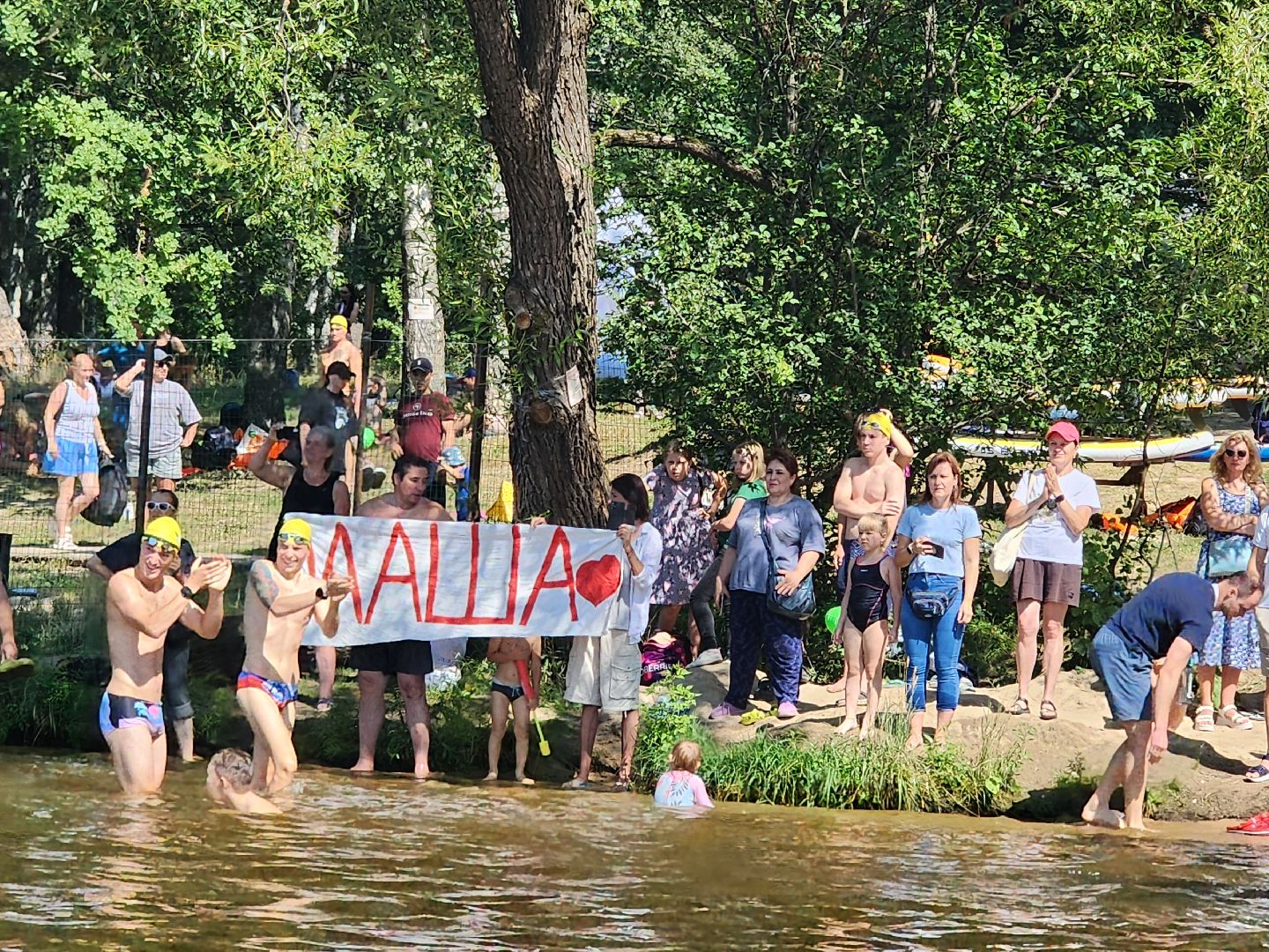 соревнования по плаванию, клязьменское водохранилище, мытищи, спорт,