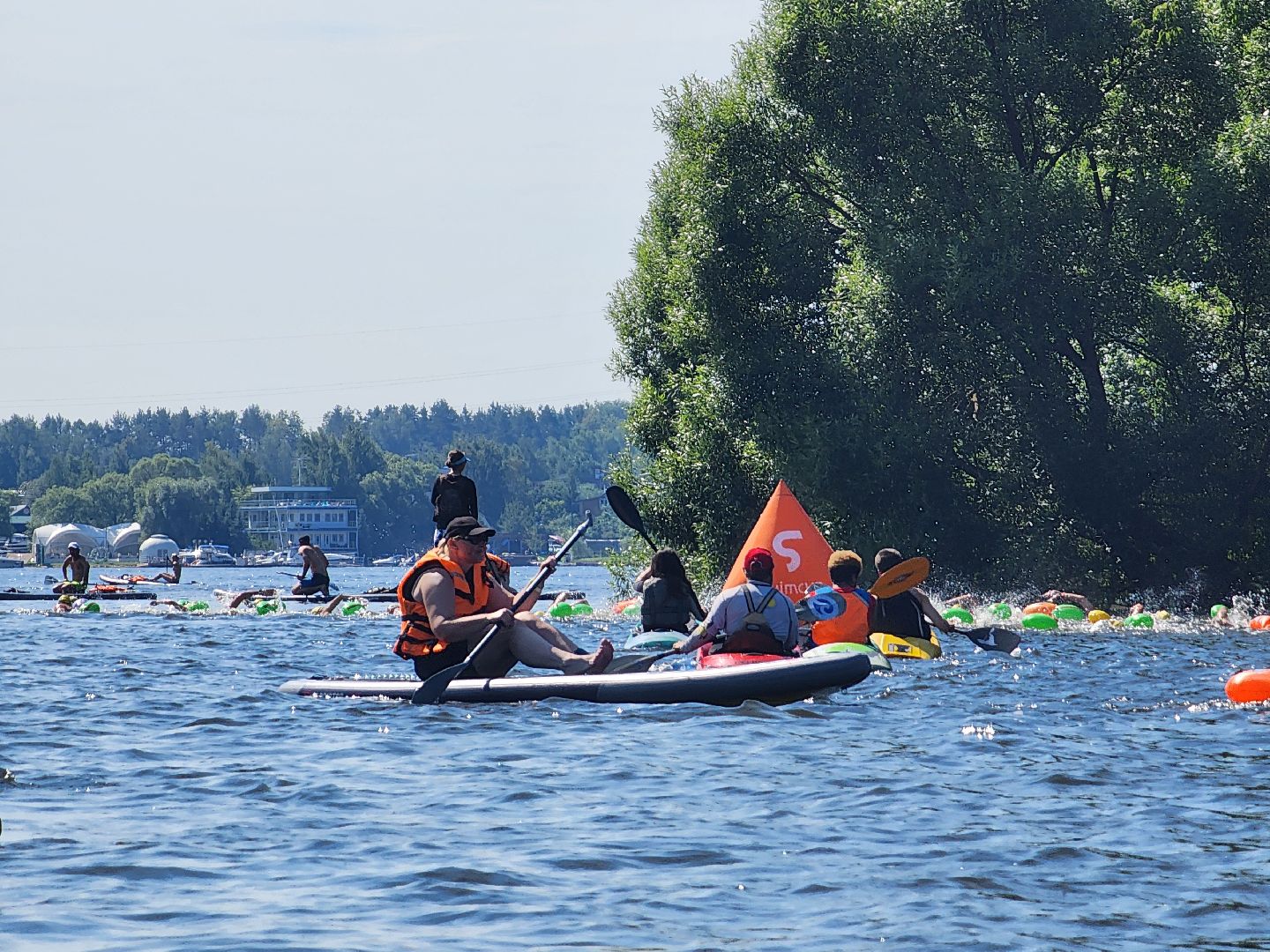 соревнования по плаванию, клязьменское водохранилище, мытищи, спорт,