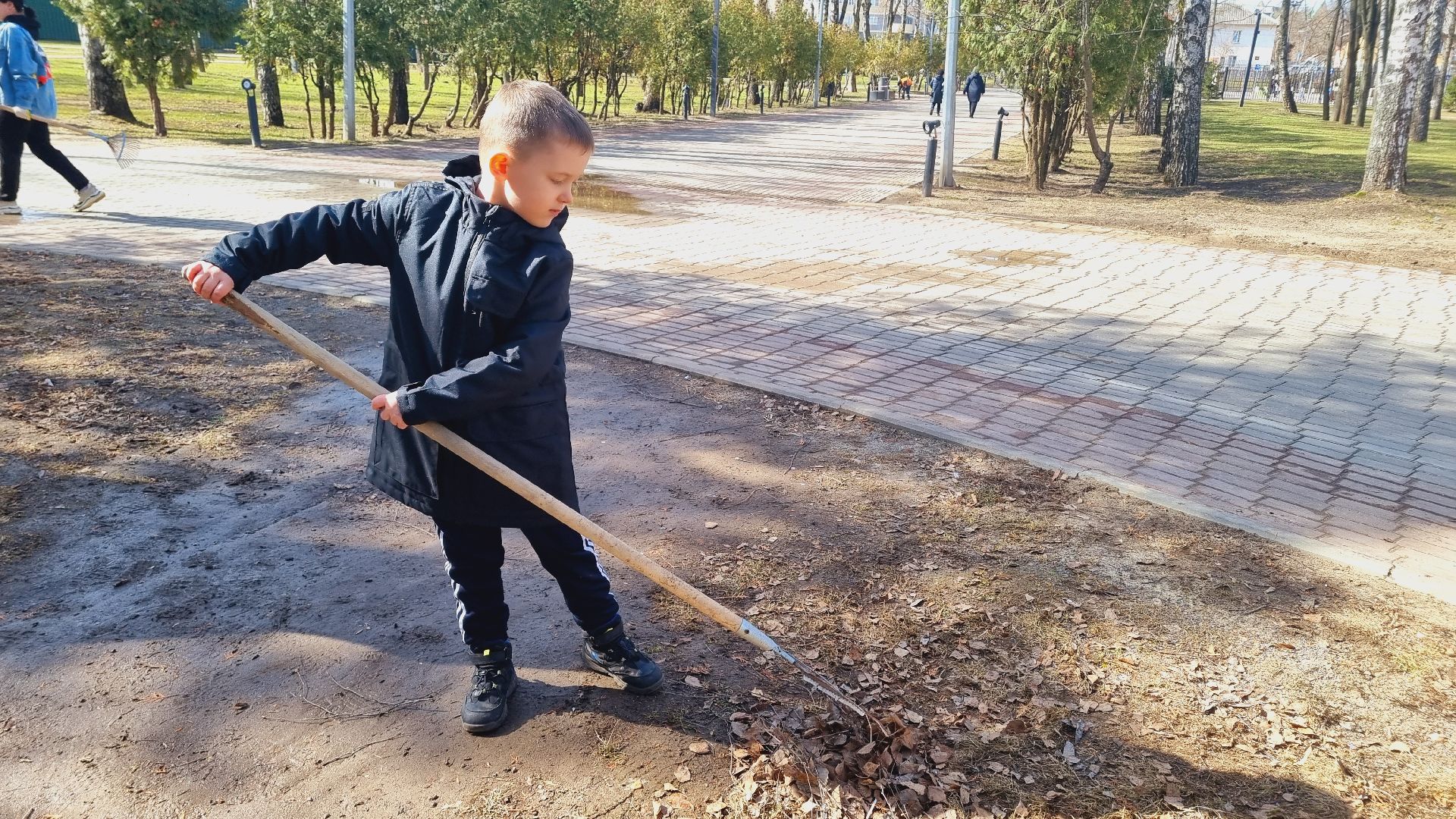 Подмосковье, Ивантеевка, субботник, парки