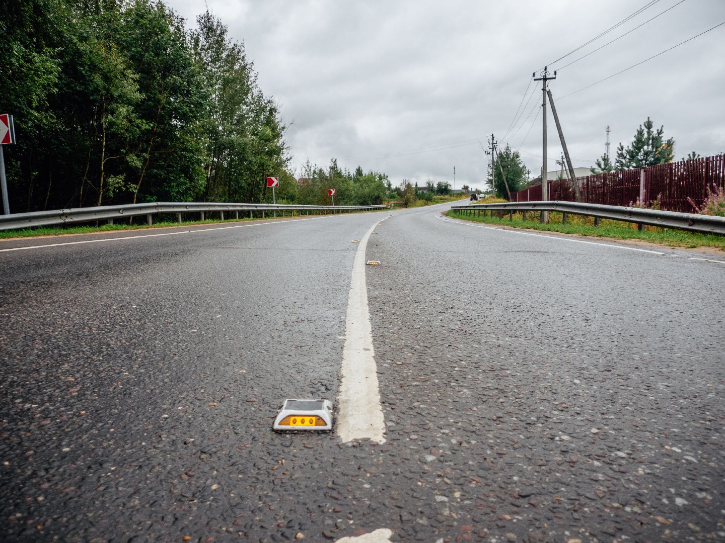 подмосковье, дороги, катафоты, безопасность на дорогах,