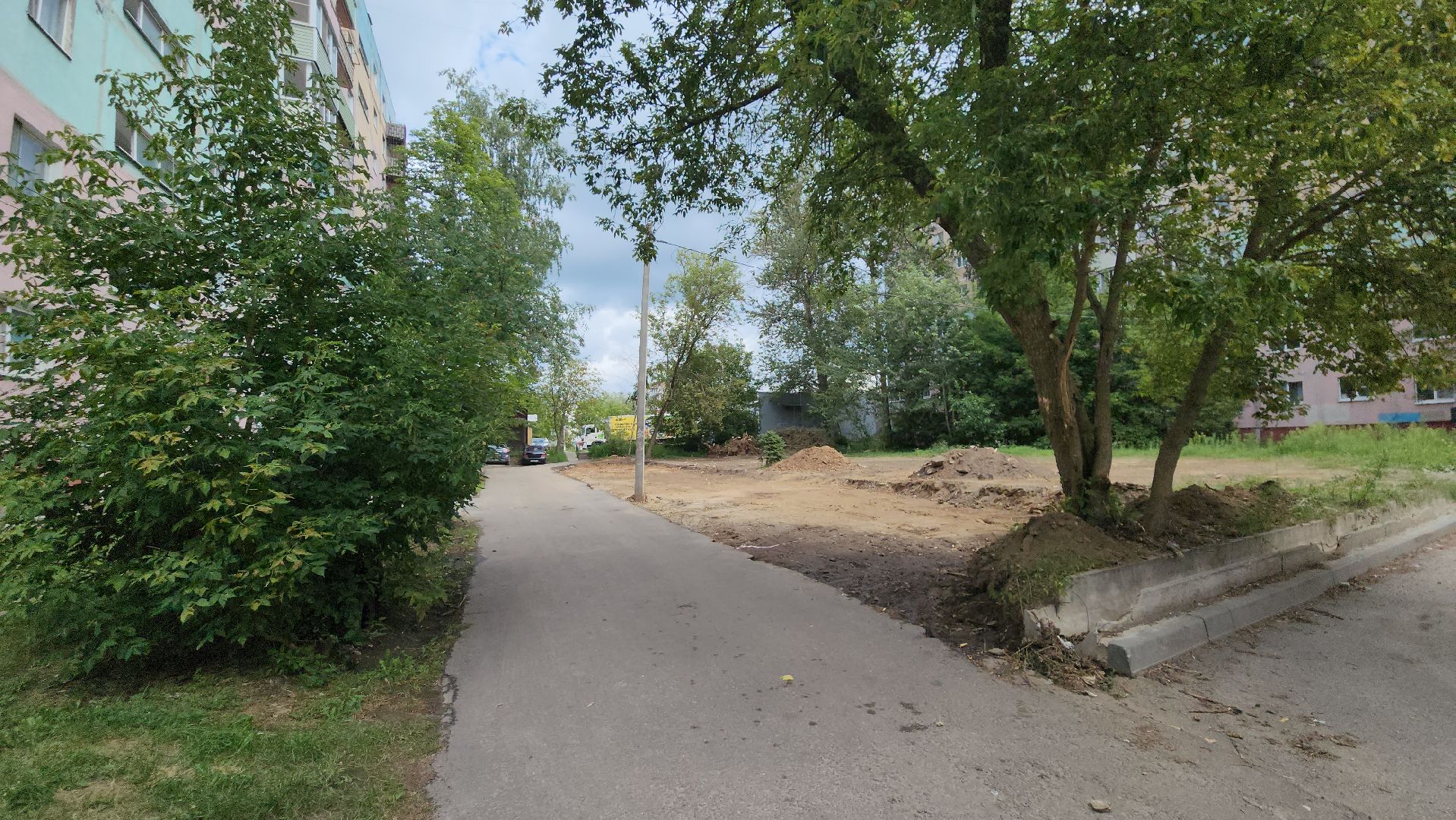 егорьевск, 2 микрорайон, парковка, благоустройство, стройка, работа,