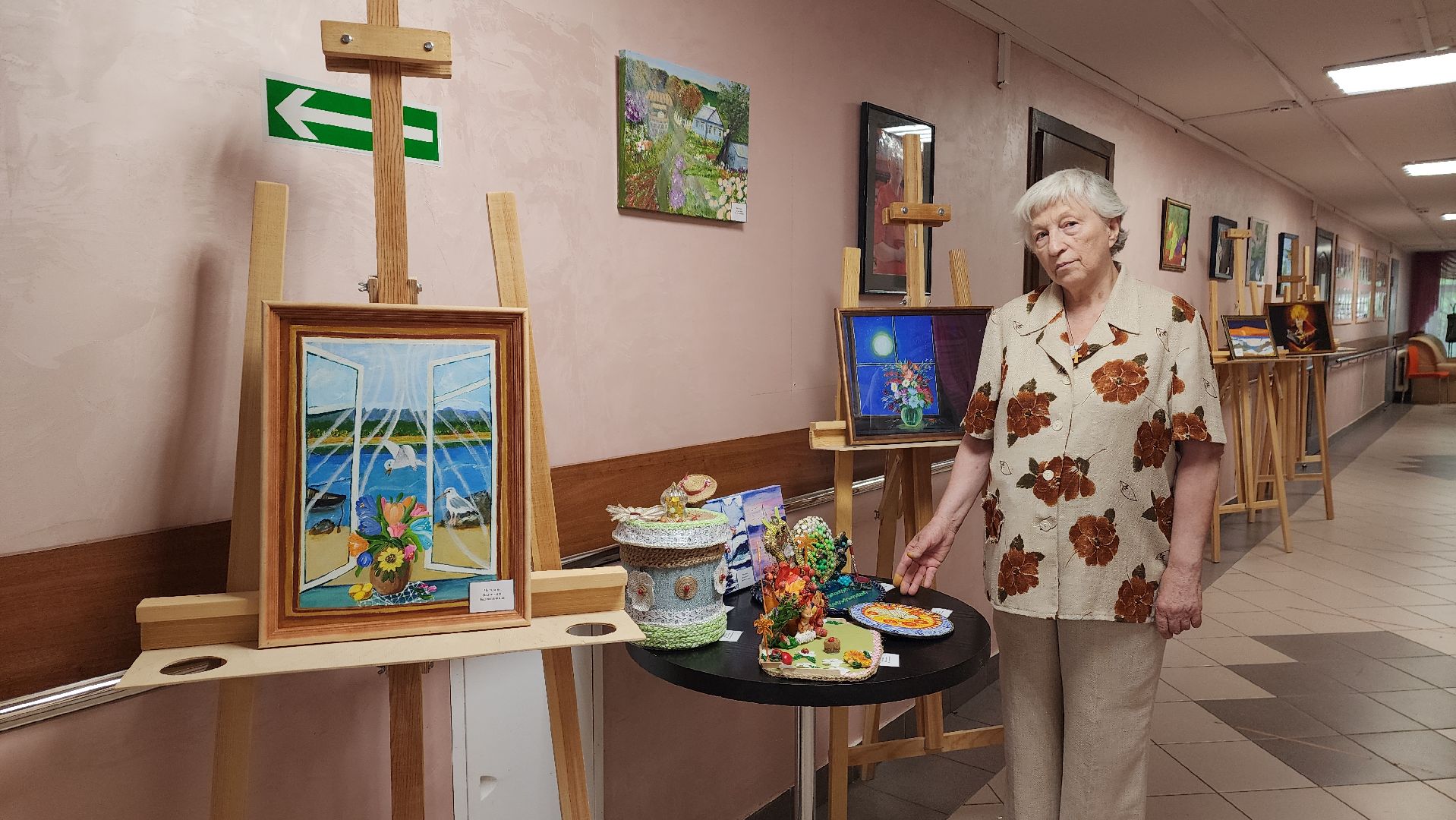 ивантеевка, пушкинский, экспозиция, картины, инвалид, художественная выставка, реабилитационный центр,