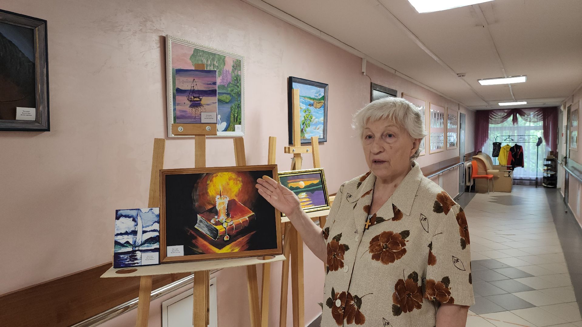 ивантеевка, пушкинский, экспозиция, картины, инвалид, художественная выставка, реабилитационный центр,