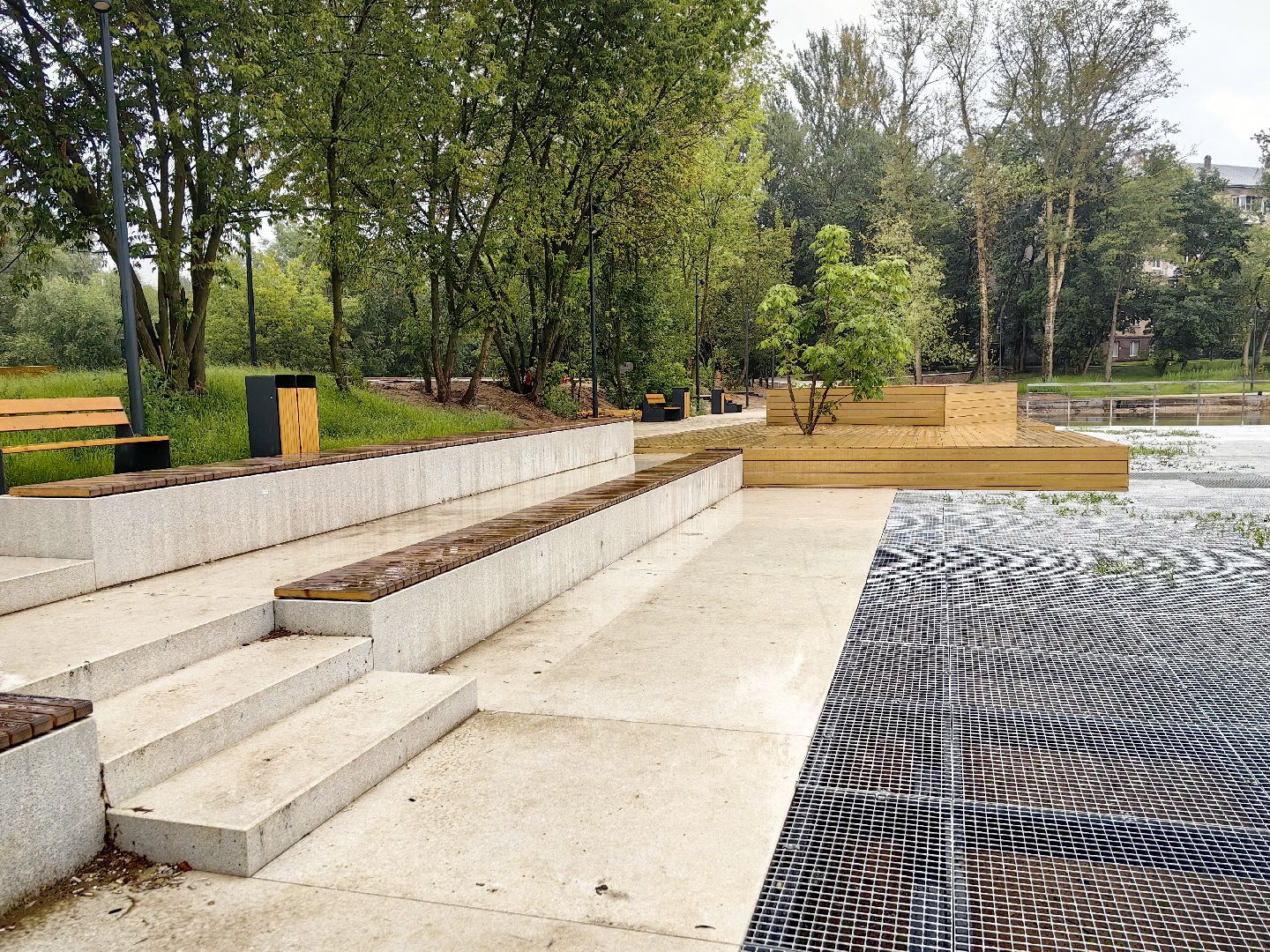 благоуйстройство, озеро, Формирование комфортной городской среды, амфитеатр, щёлково,