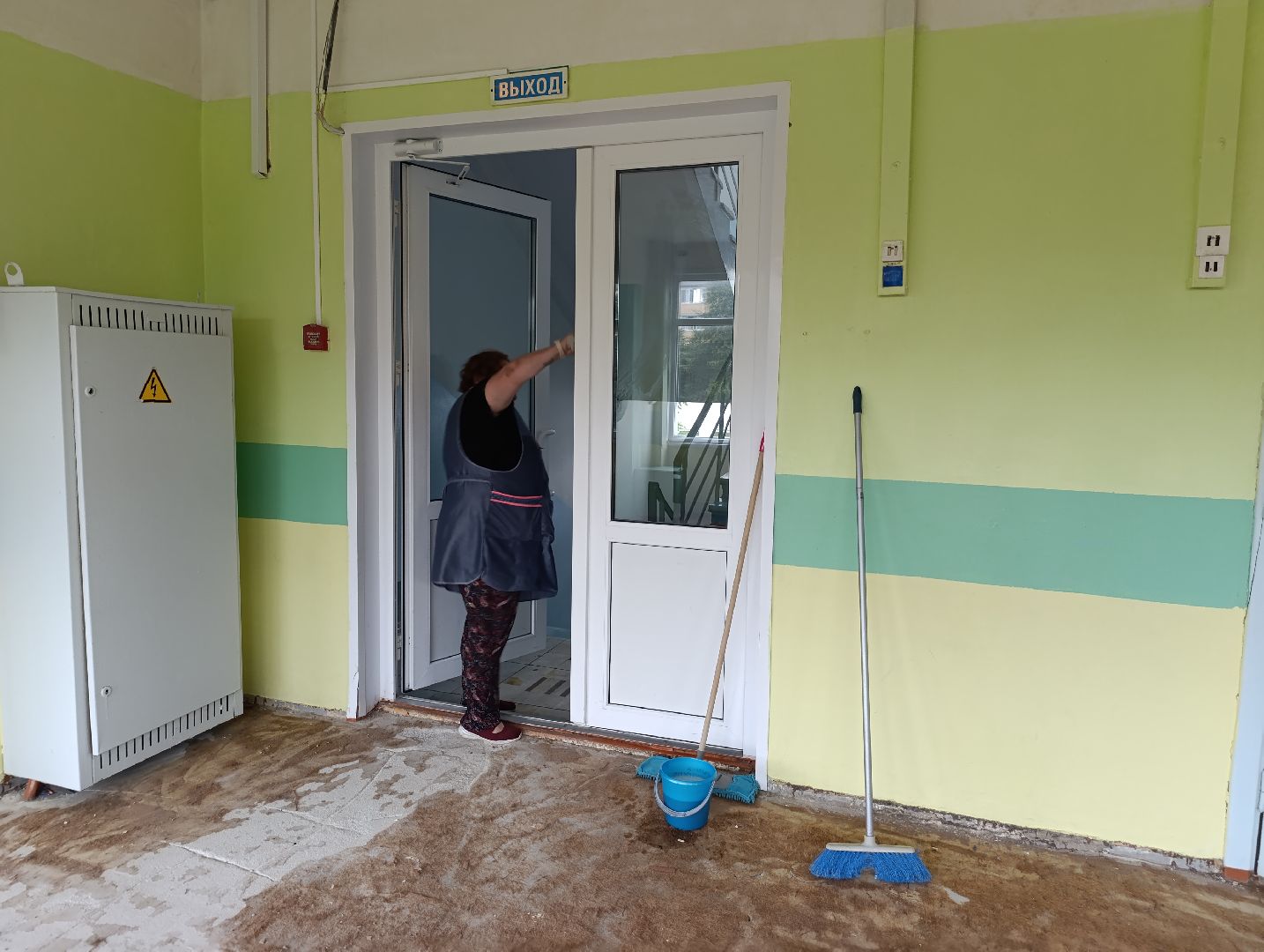 Бронницы, Подготовка школы к учебному году, Ремонт школы Тимофеева, Ремонт школы в Бронницах,