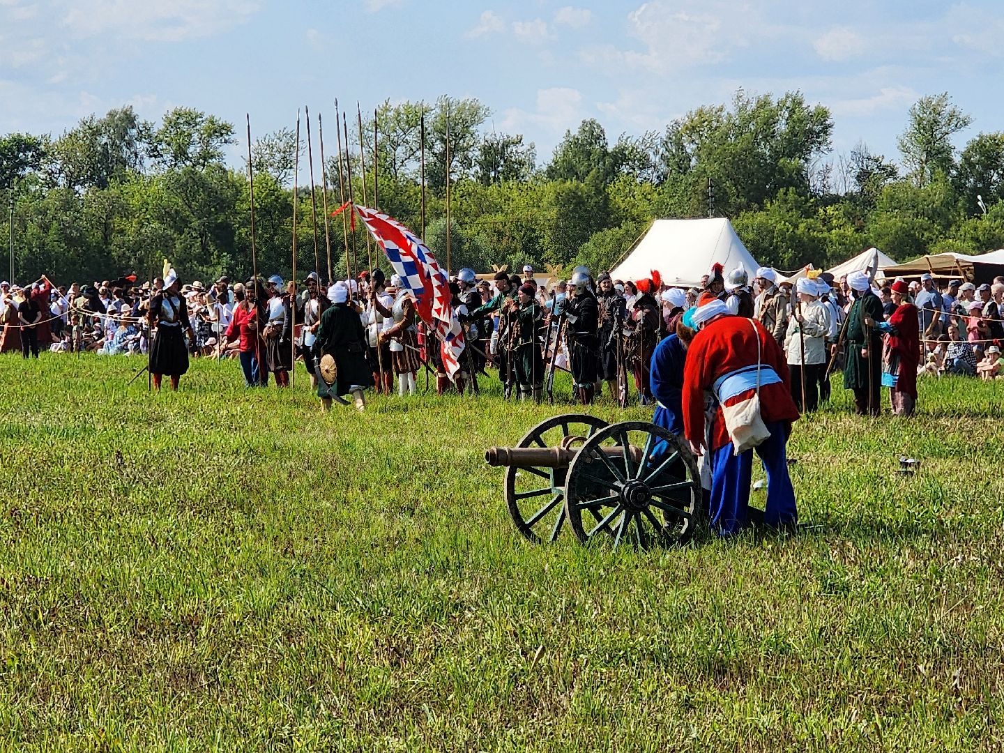 Чехов, село Молоди, фестиваль Гуляй город, Молодинская битва, реконструкция сражения, военно-исторические клубы, мастер классы,