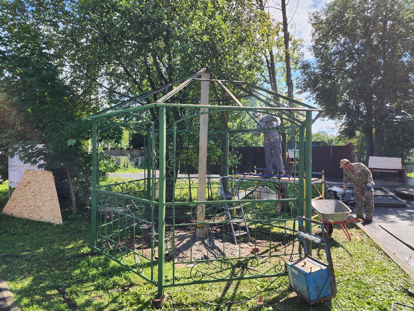 волоколамск, Спасс, беседка,