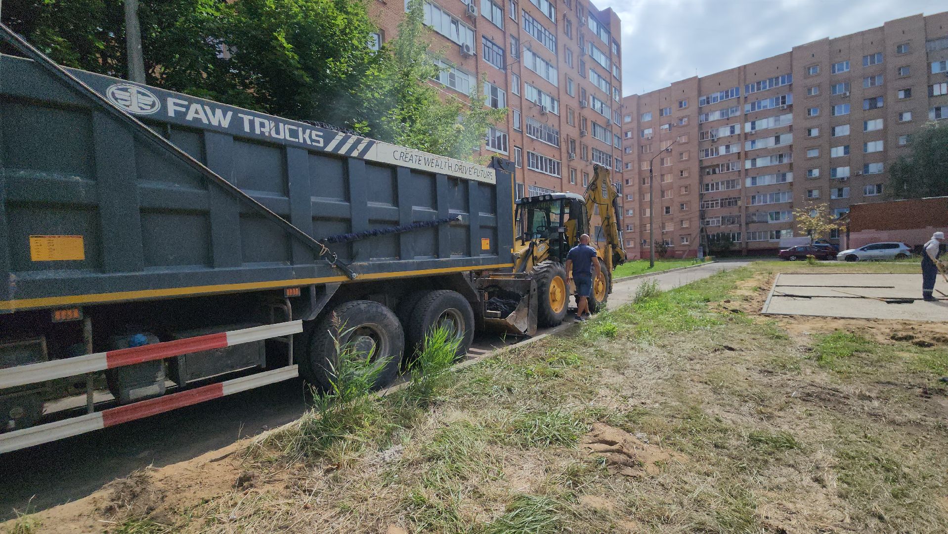 Егорьевск, благоустройство, детские игровые площадки, дети, игры, стройка, асфальт,