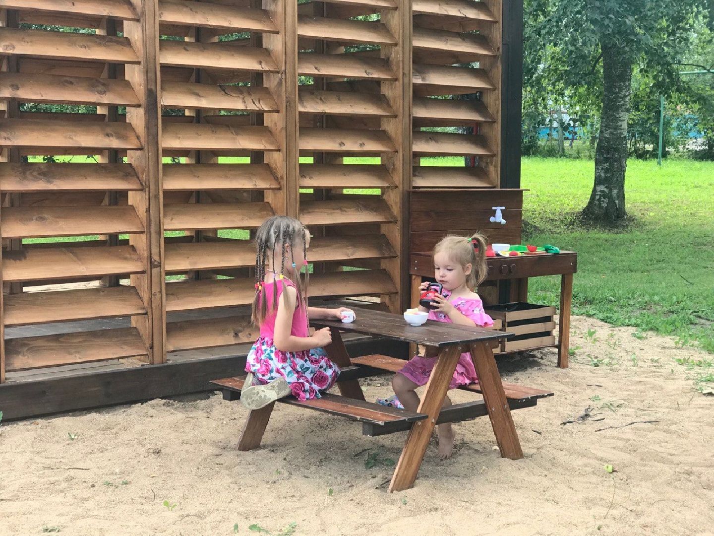 шаховская, песочница, дети,