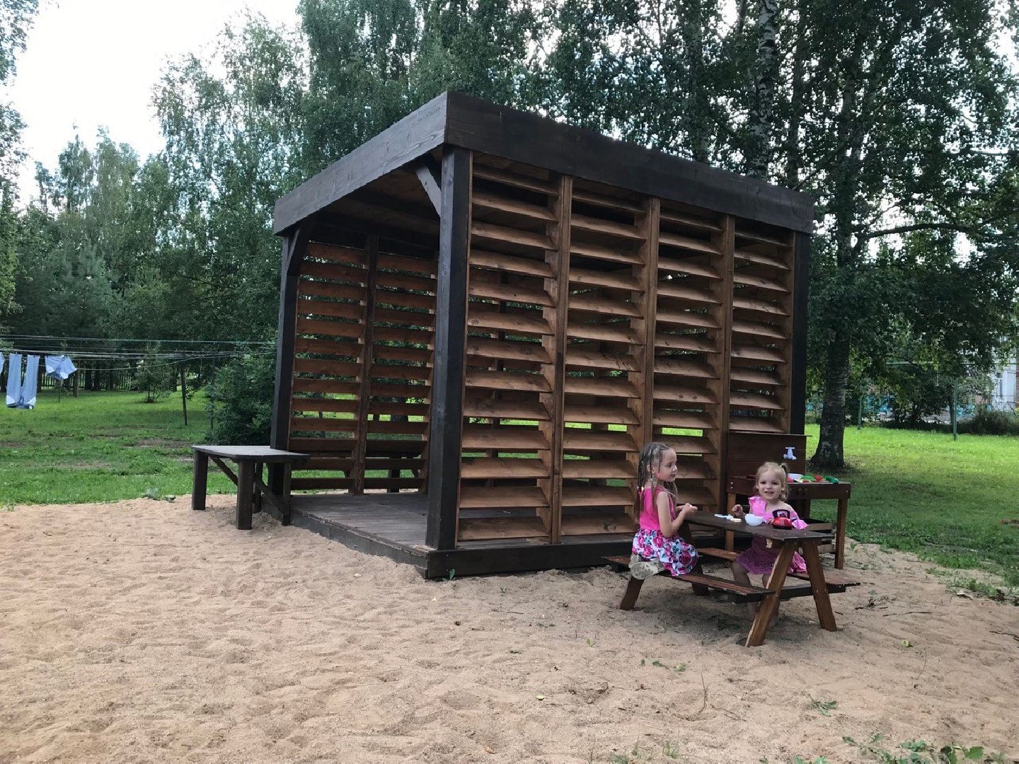 шаховская, песочница, дети,