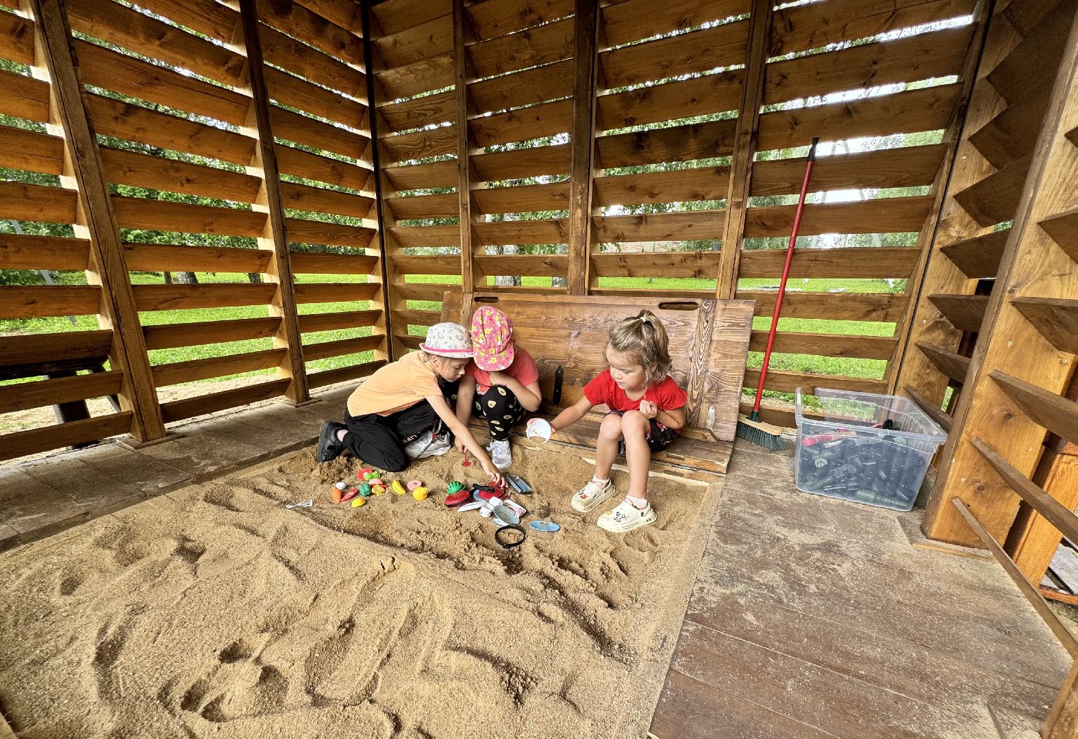 шаховская, песочница, дети,