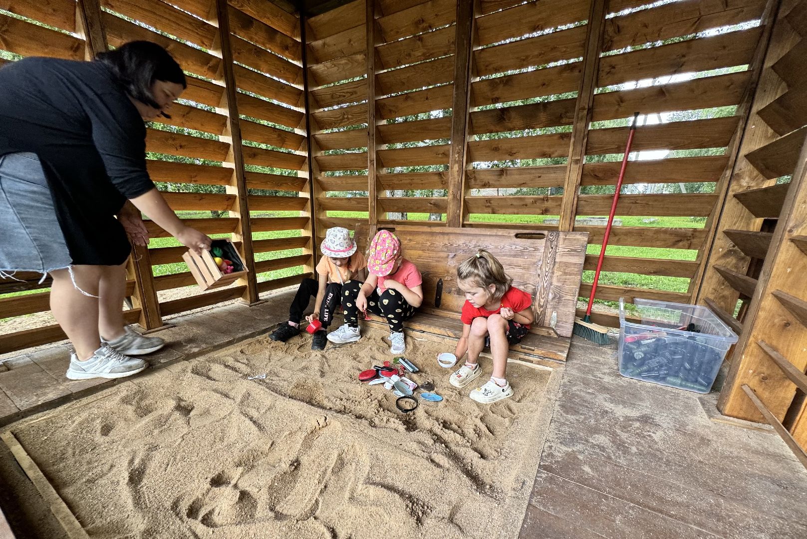 шаховская, песочница, дети,