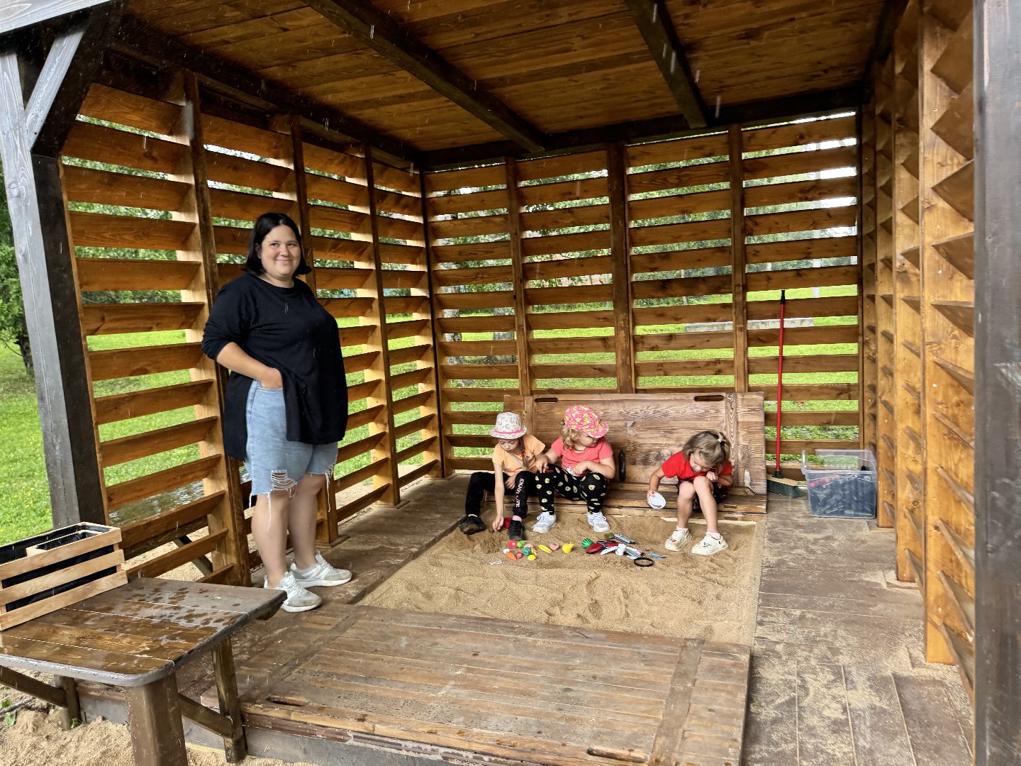 шаховская, песочница, дети,