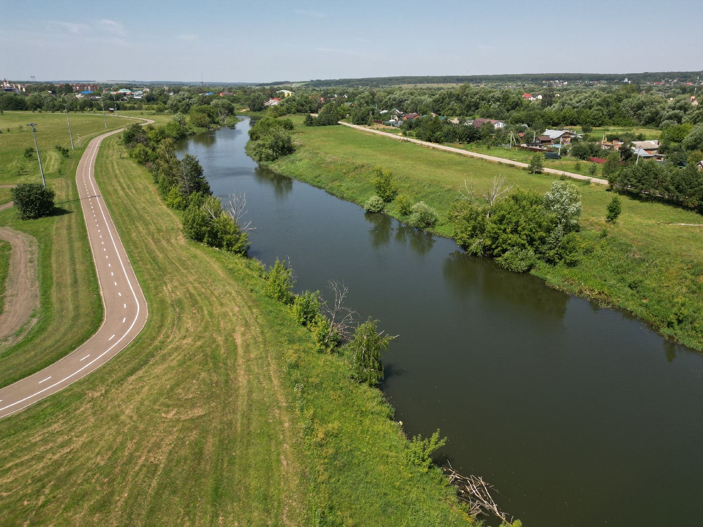 видео с коптера, серебряные пруды, парк, благоустройство,
