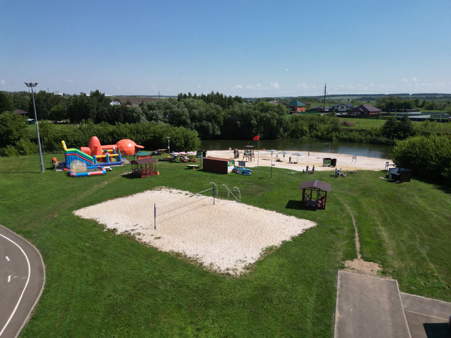 видео с коптера, серебряные пруды, парк, благоустройство,