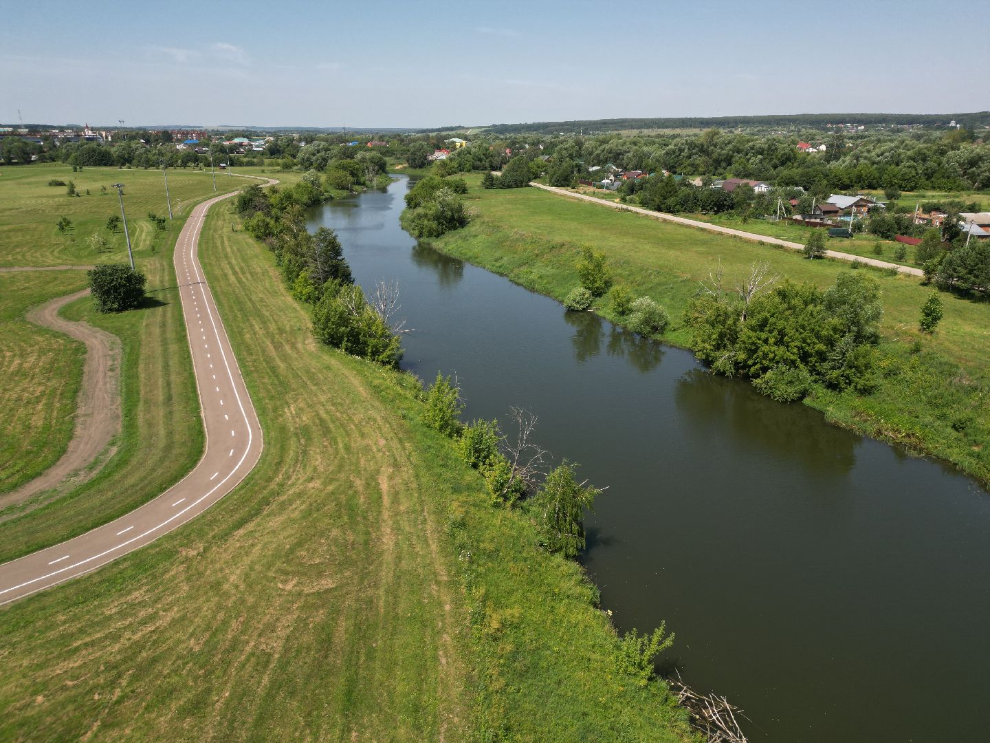 видео с коптера, серебряные пруды, парк, благоустройство,