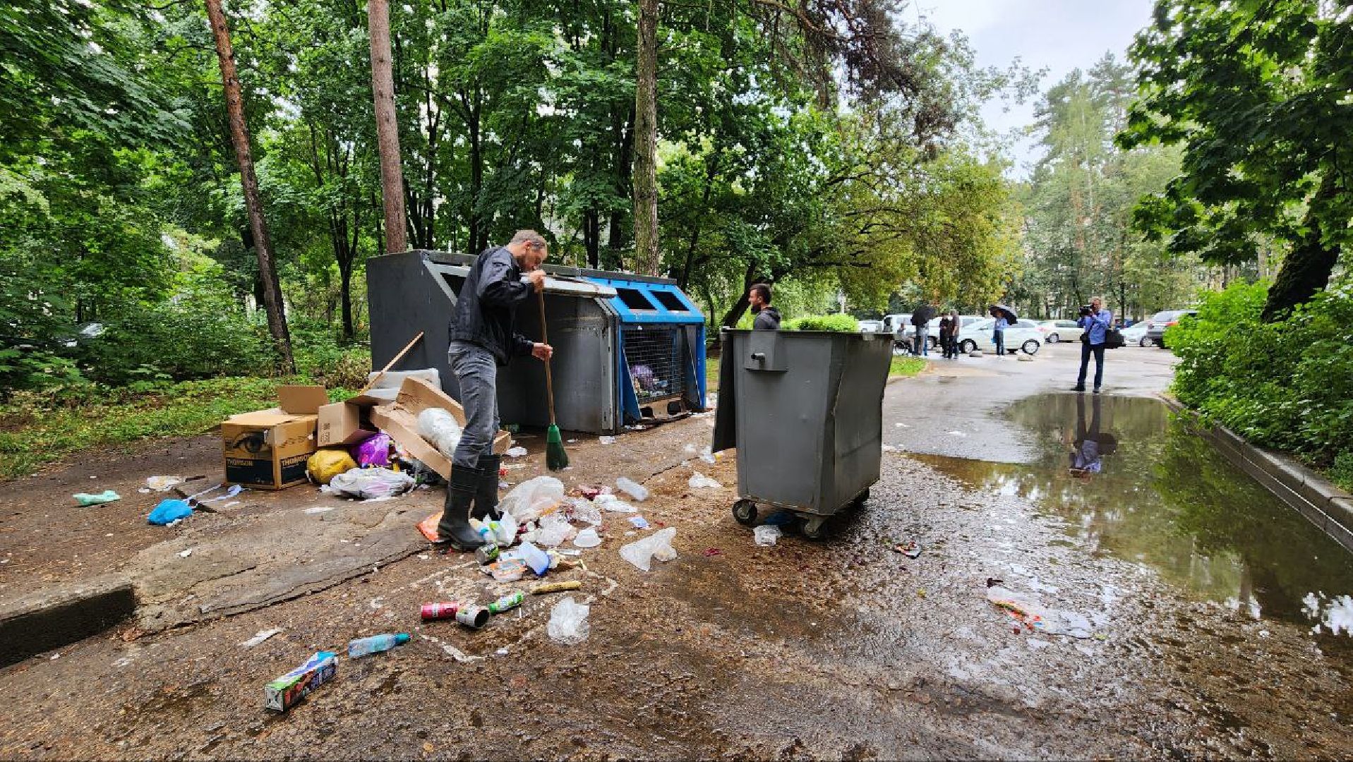 контейнерные площадки, ТБО, протвино, уборка, благоустройство,