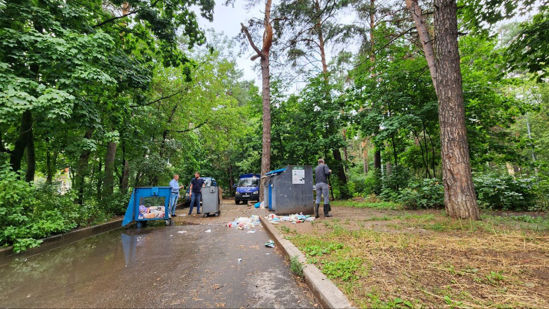 контейнерные площадки, ТБО, протвино, уборка, благоустройство,