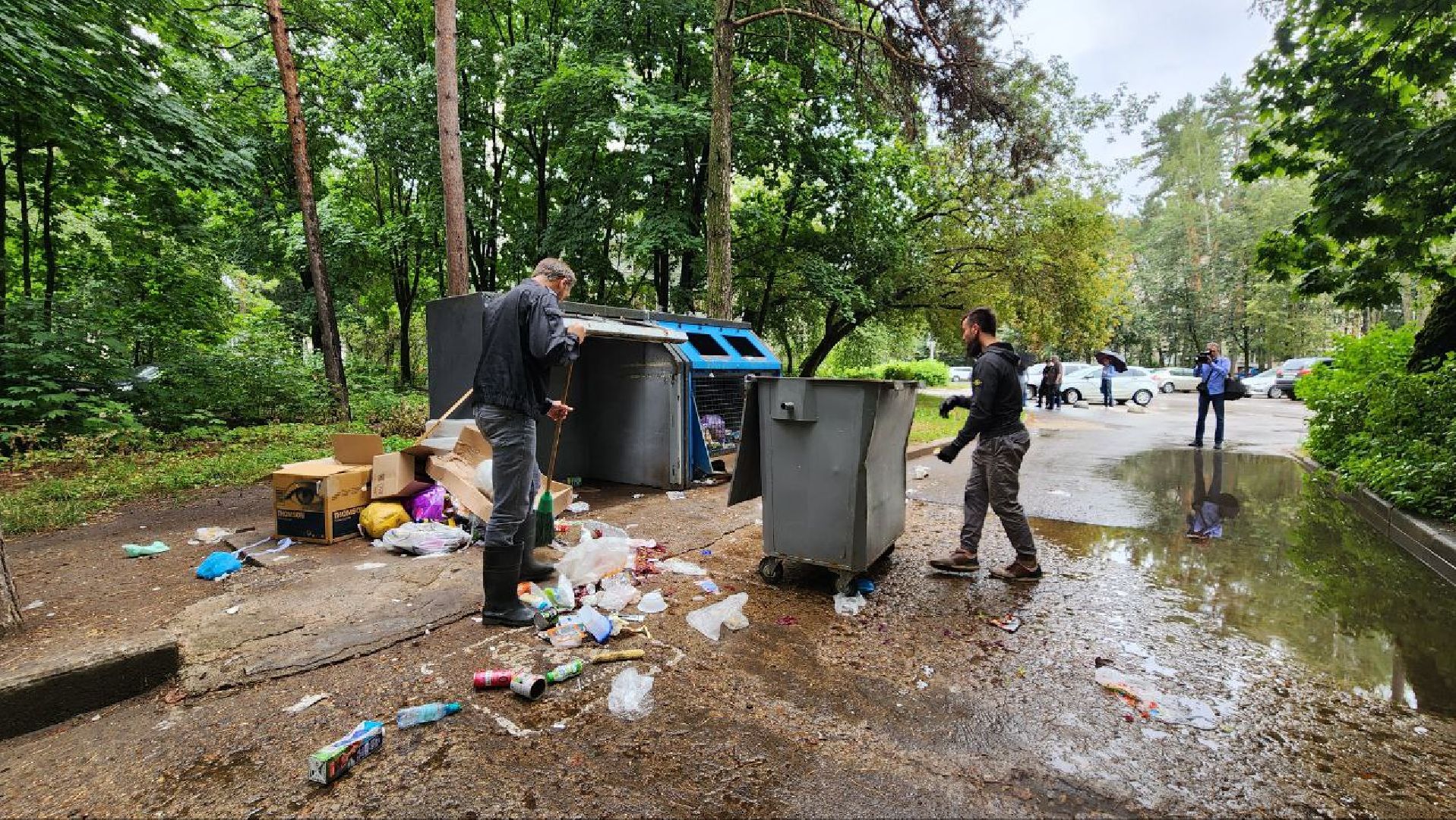 контейнерные площадки, ТБО, протвино, уборка, благоустройство,