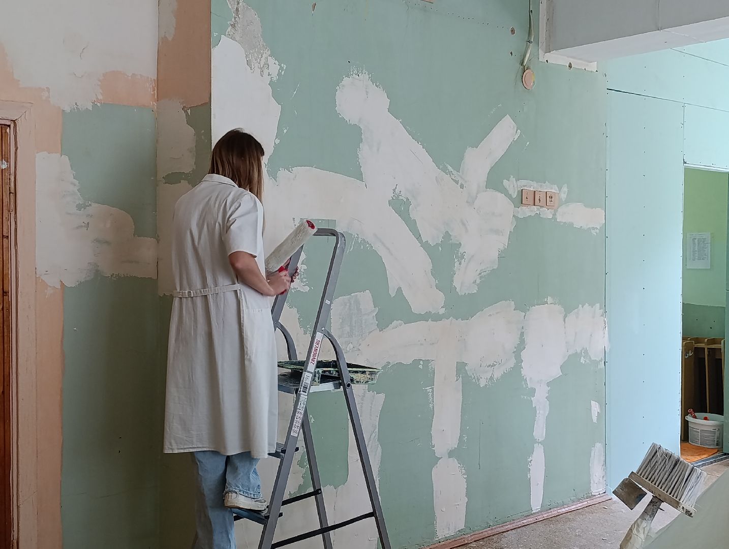 Бронницы, Детский сад Вишенка, Ремонт в дошкольном учреждении Бронниц, Подготовка к новому учебному году,