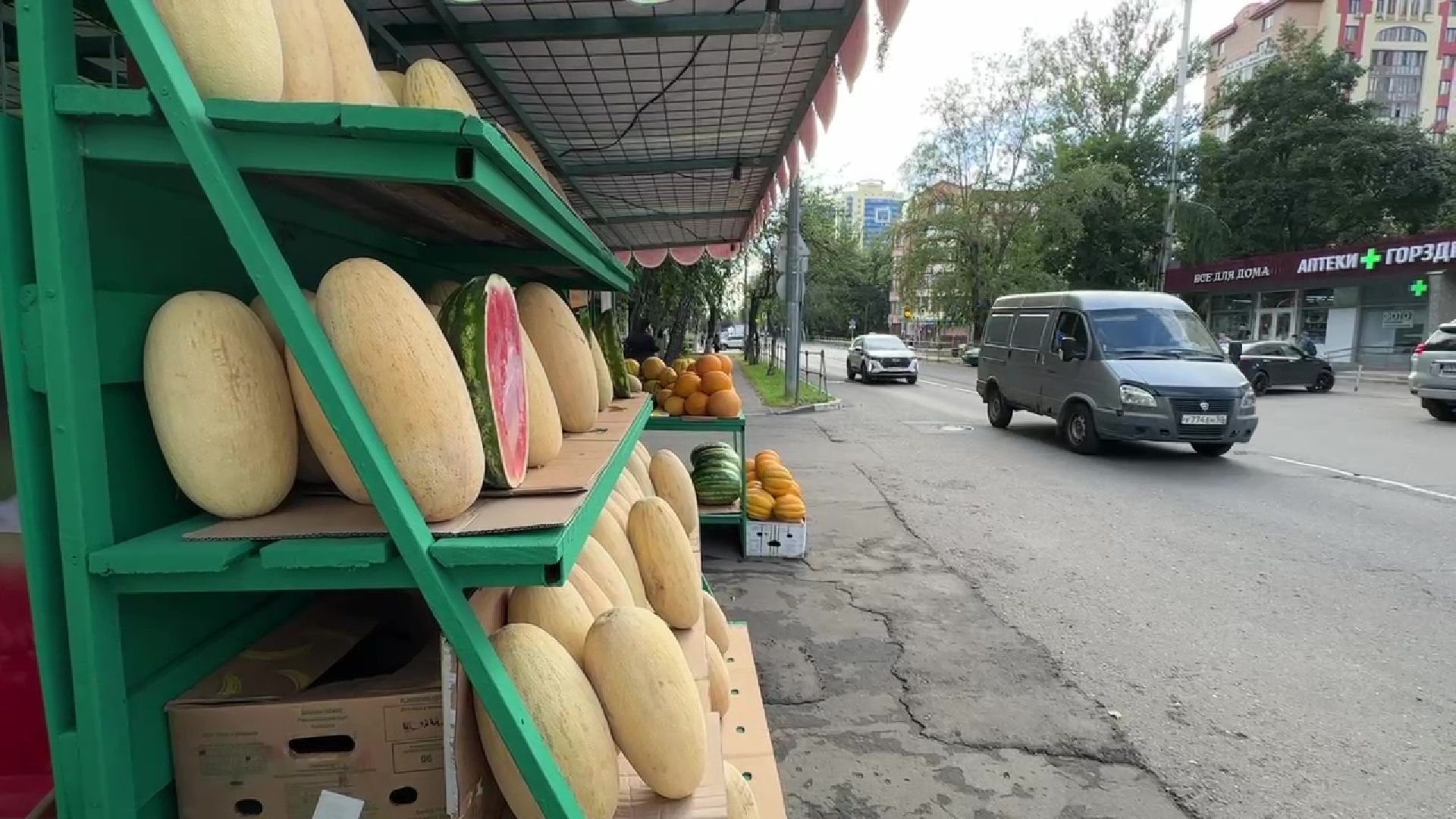 Реутов, бахчевые, торговля, арбузы, дыни, сезон начался,