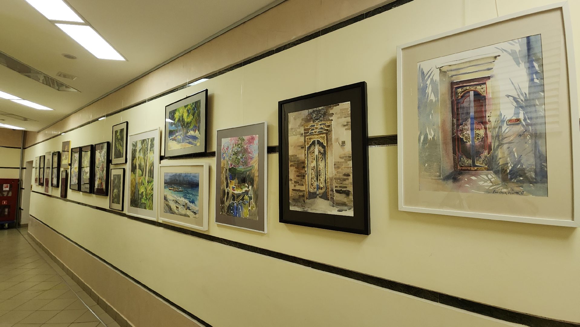 пушкино, художественная выставка, акварель, лето, живопись, культура подмосковья, художник,