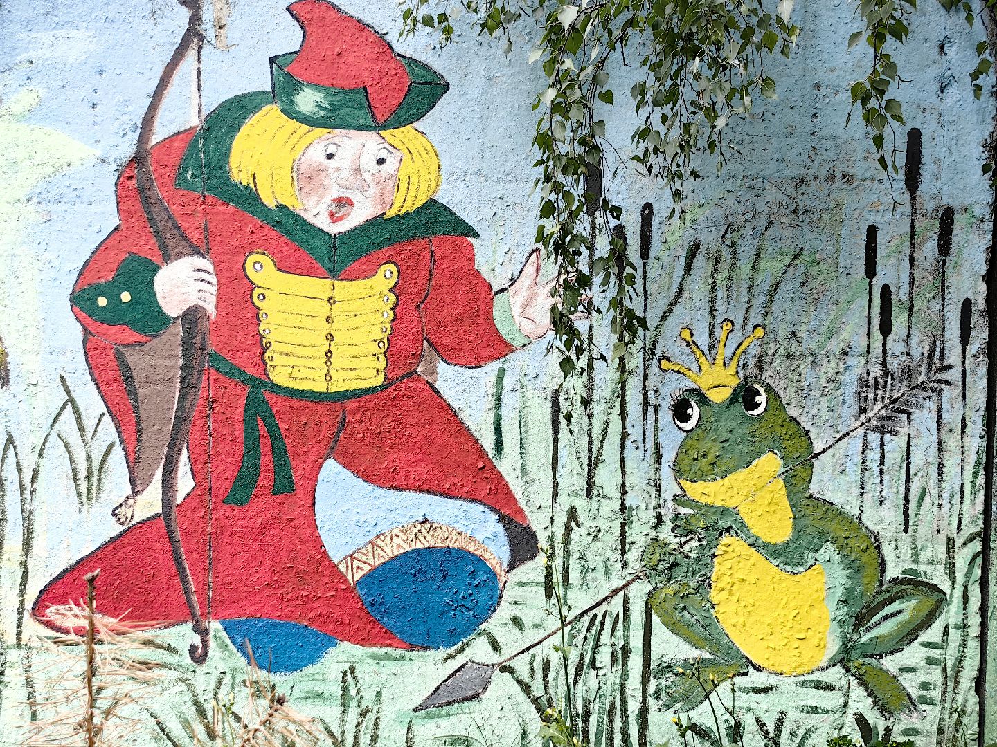 художница, Монино, забор, живопись, рисунки на заборе, щёлково,